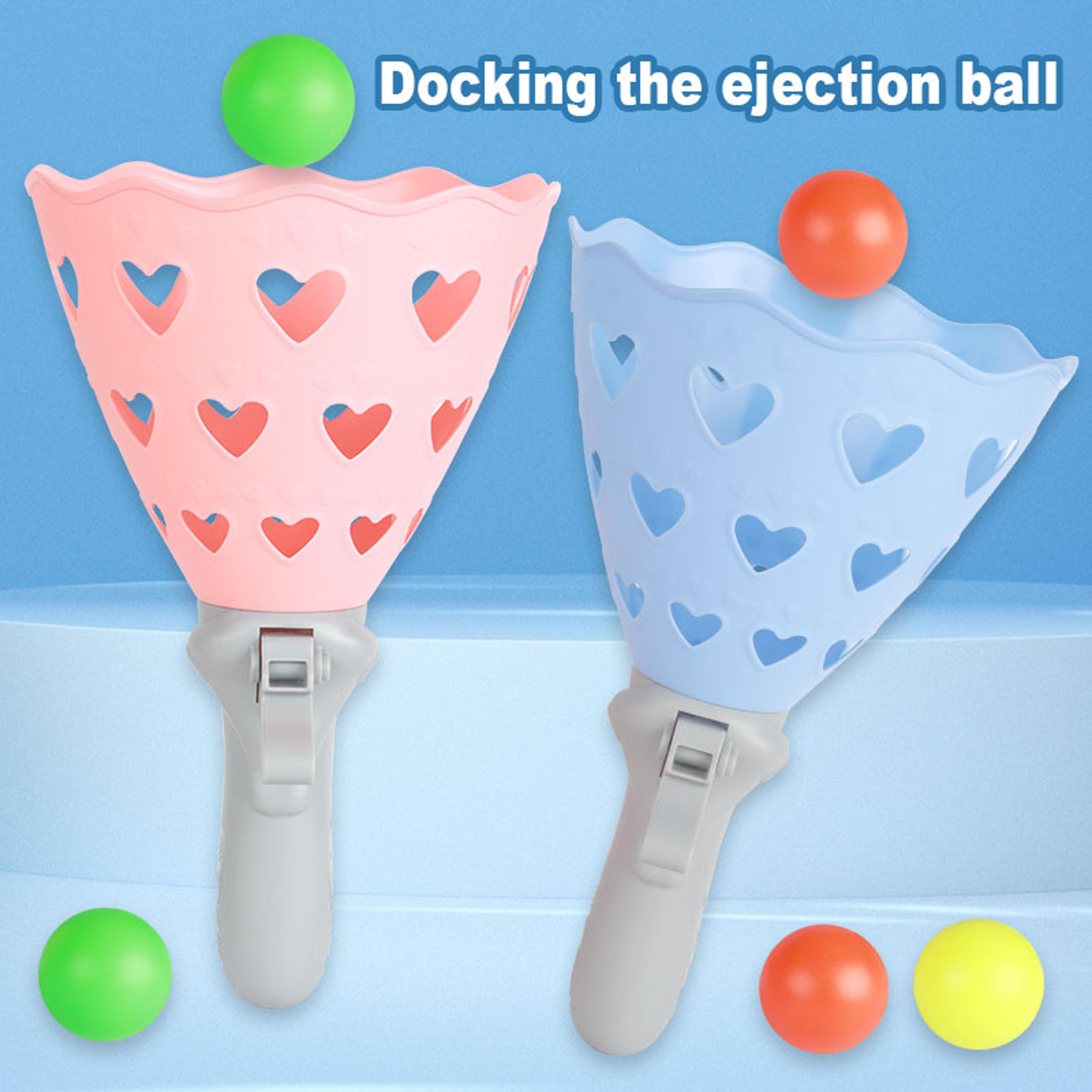 activepop kids catch ball launcher game set with balls for outdoor indoor play