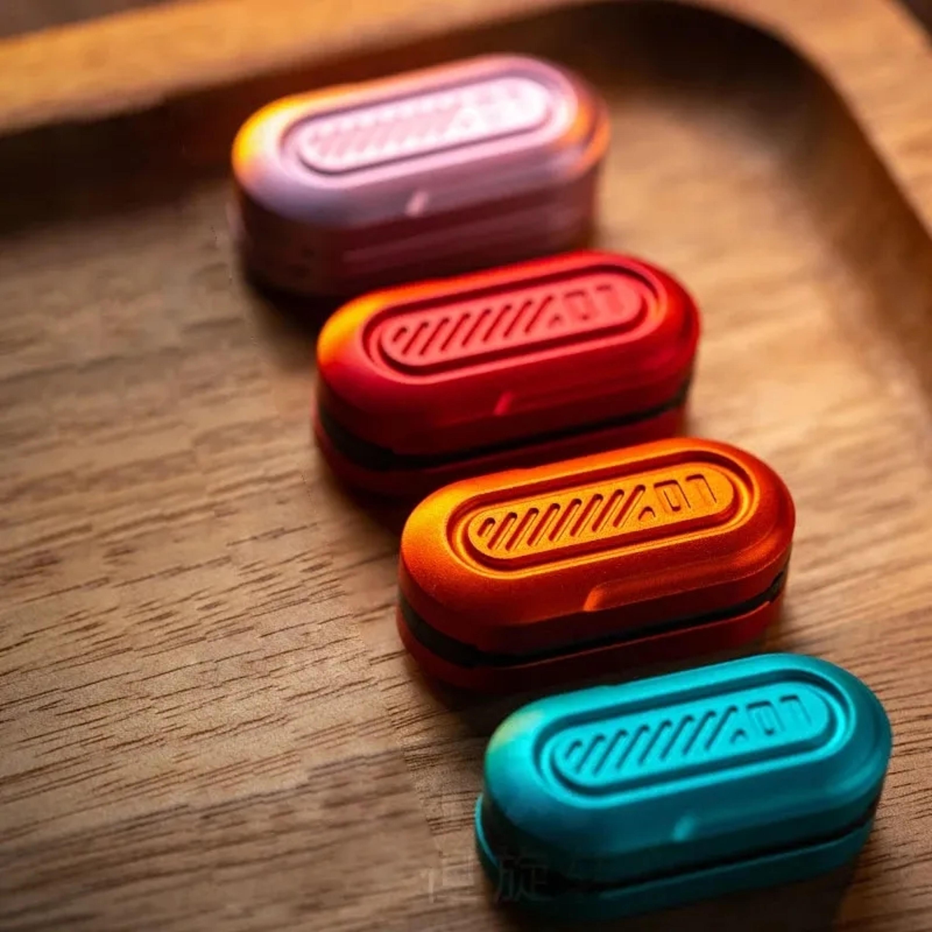 podslide pro metal haptic fidget slider edc fidget toy for focus, stress relief & adhd support