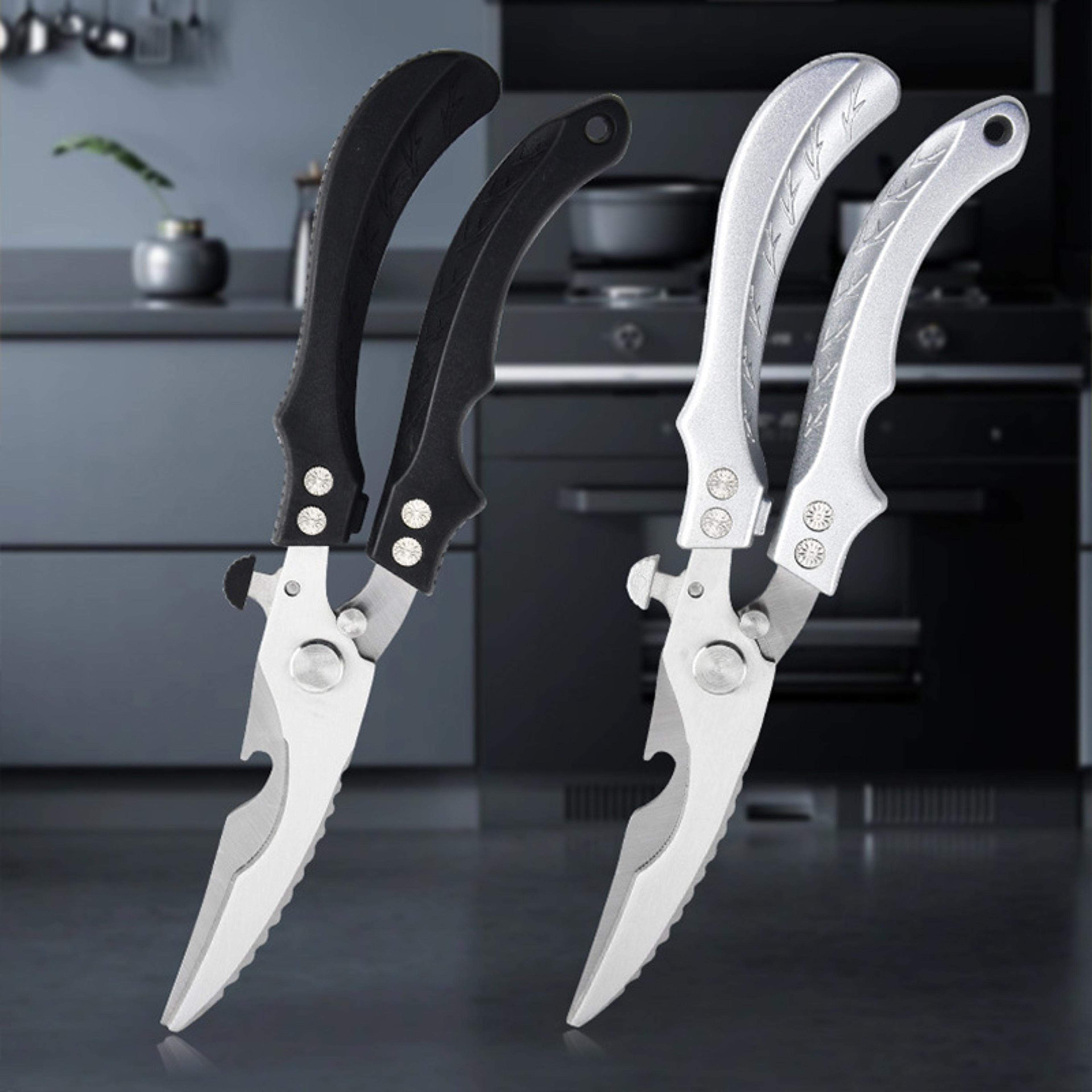 heavy duty kitchen shears & poultry cutting scissors premium stainless steel bone cutters for chicken, duck, fish