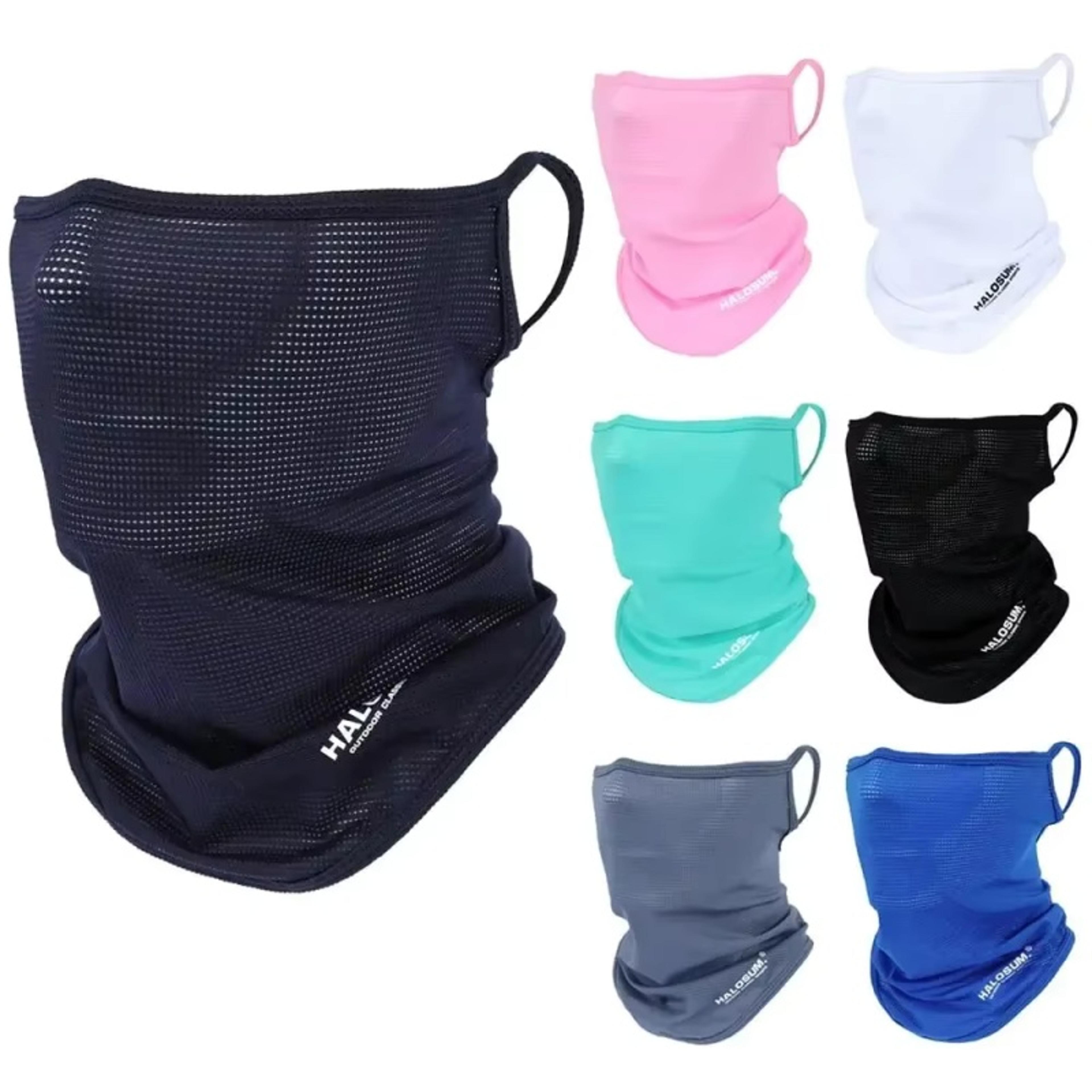 premium ice silk full face uv protection face mask breathable balaclava for summer cycling & outdoor sports