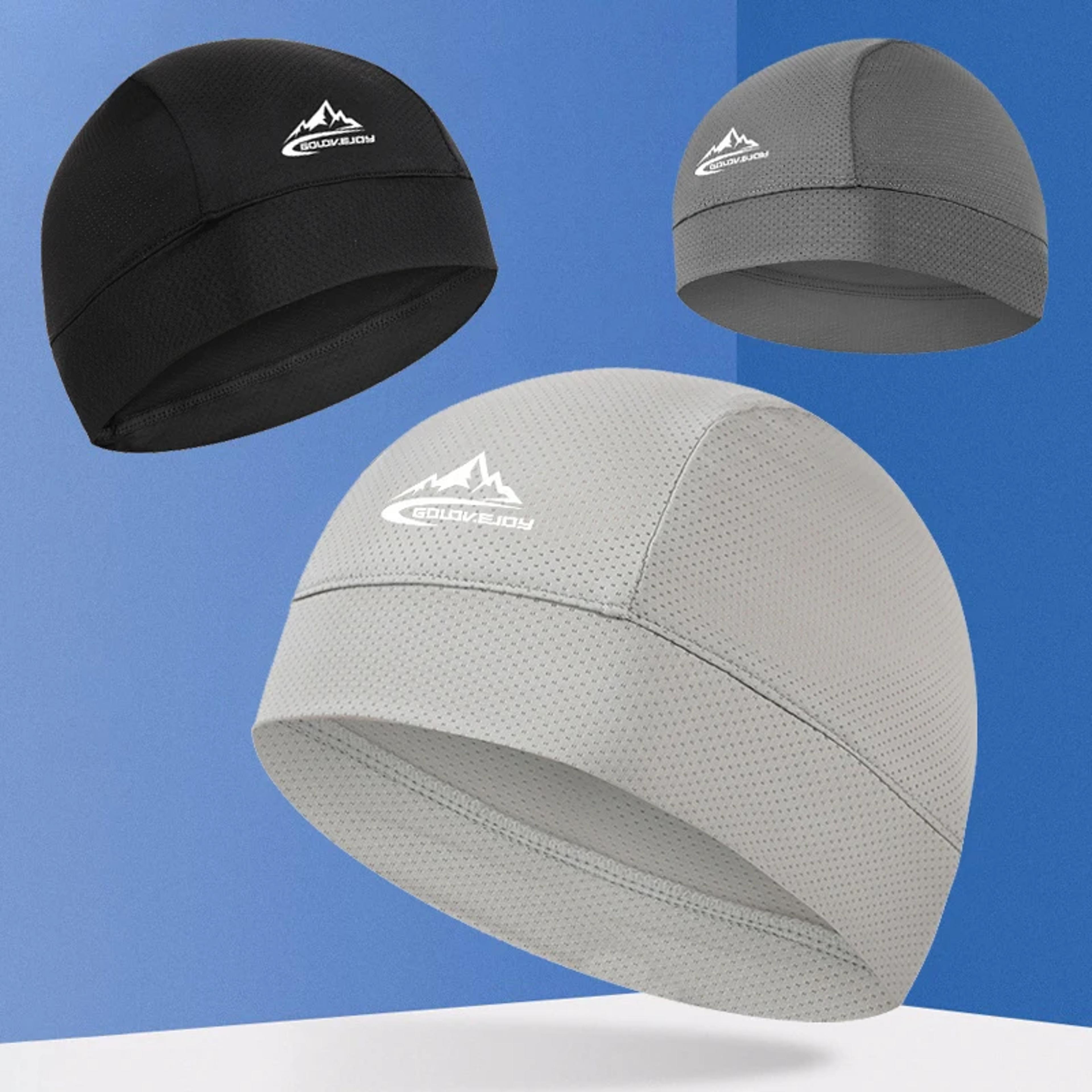 performance breathable helmet liner skull cap quick dry sweat wicking cycling & outdoor sports cap