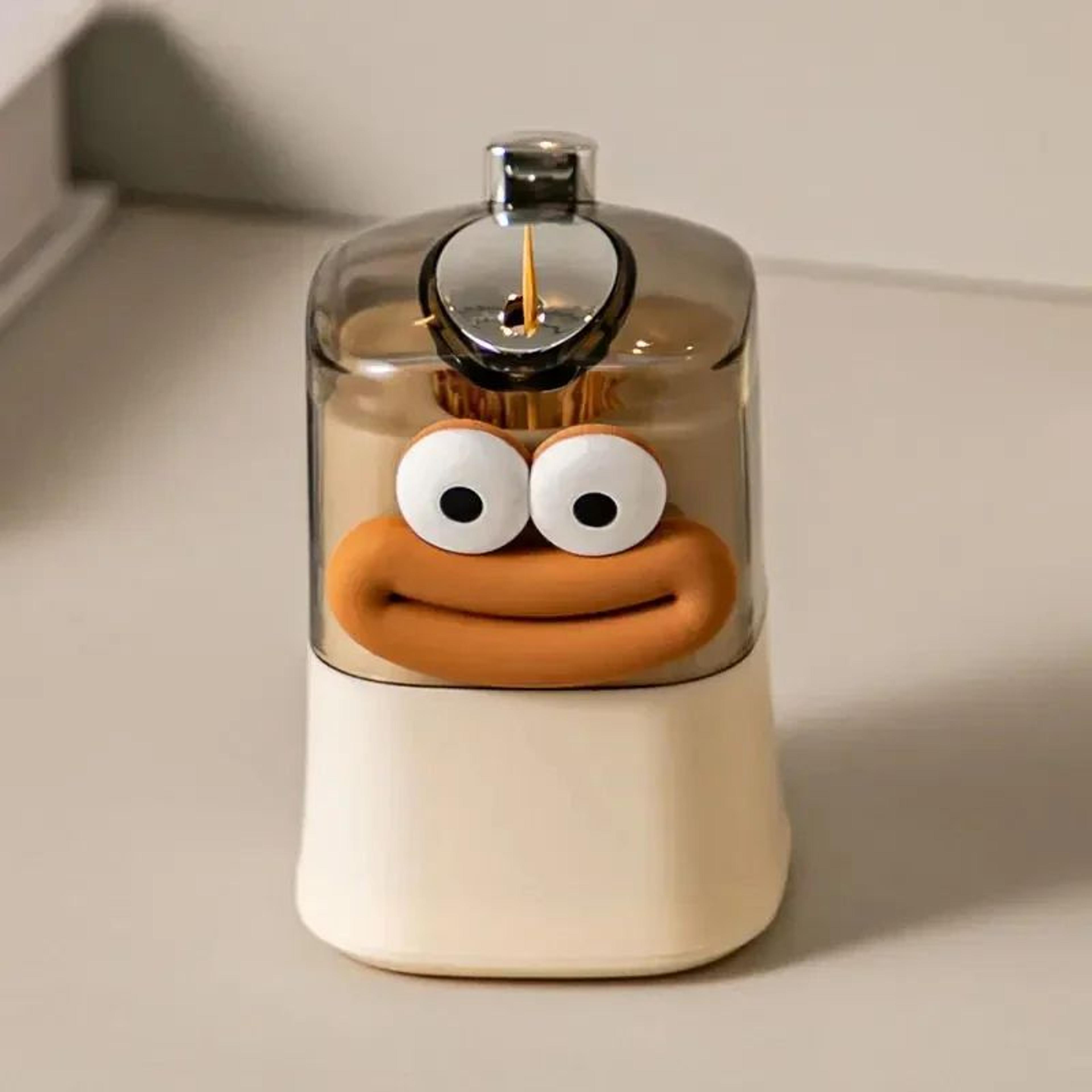 toothpick storage box automatic pop-up toothpick box home living room dining room push-type toothpick holder