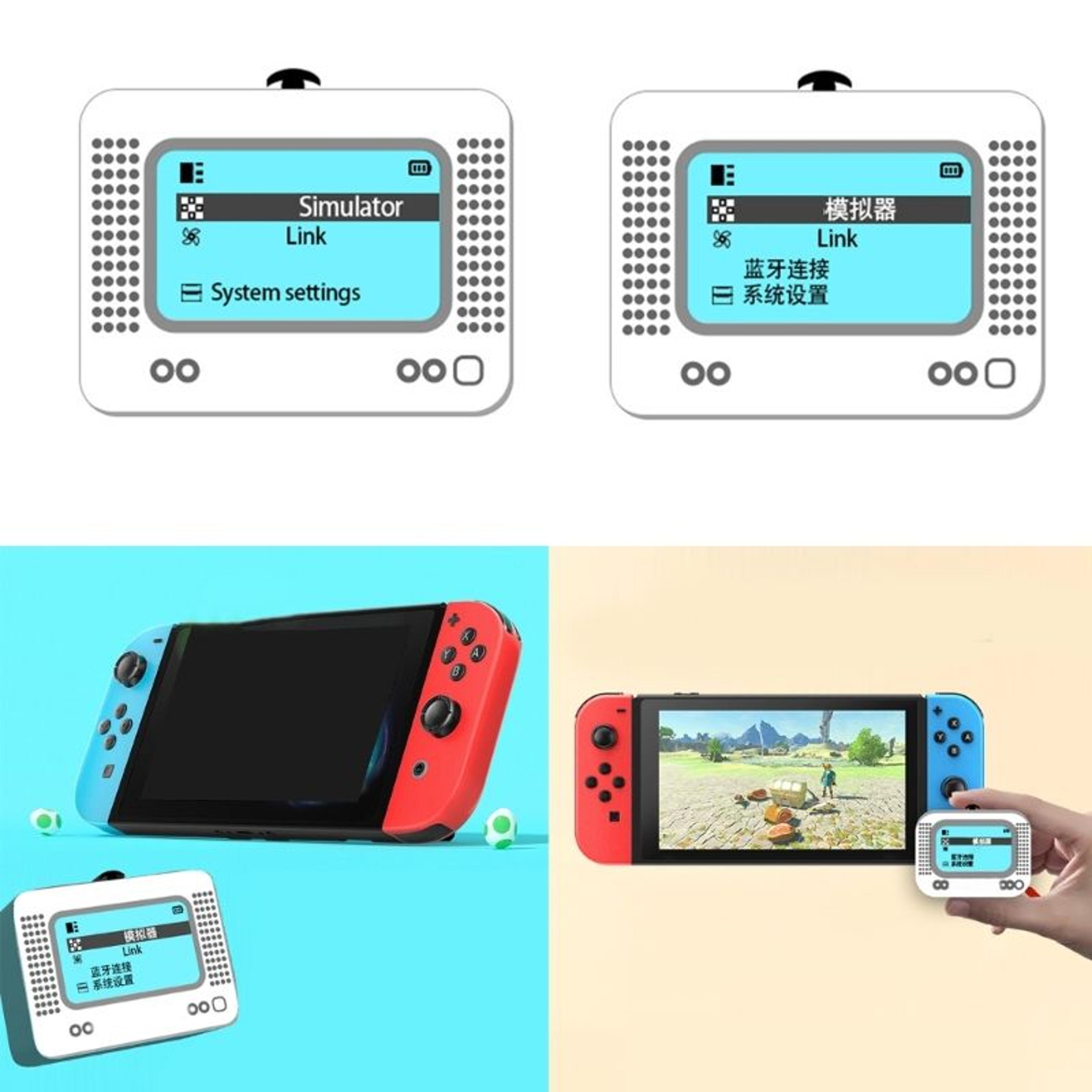 pixl nfc amiibo emulator for switch, bluetooth-compatible game simulator & replacement card