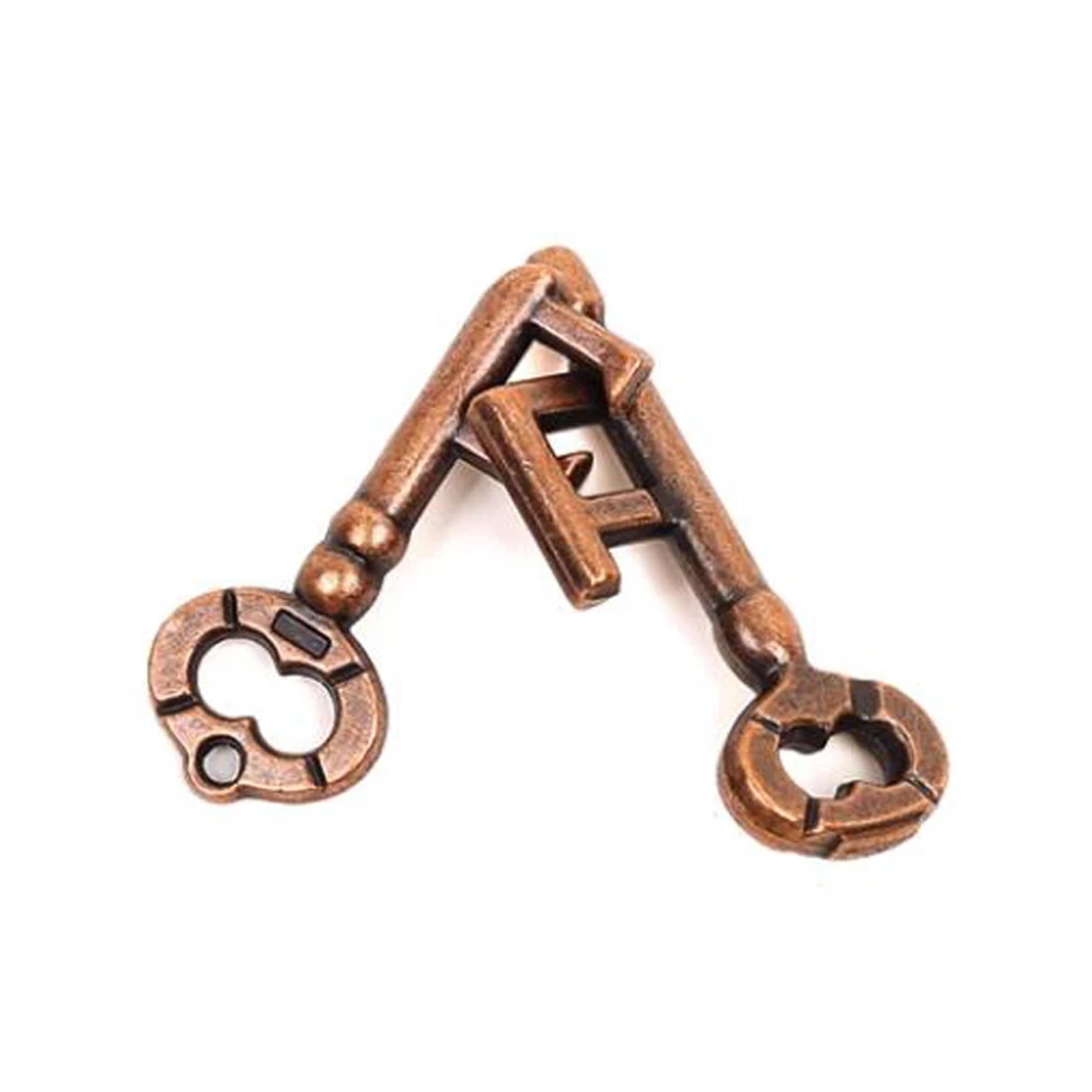 key lock puzzles iq brain teaser metal puzzle for adults kids intellectual challenge gam