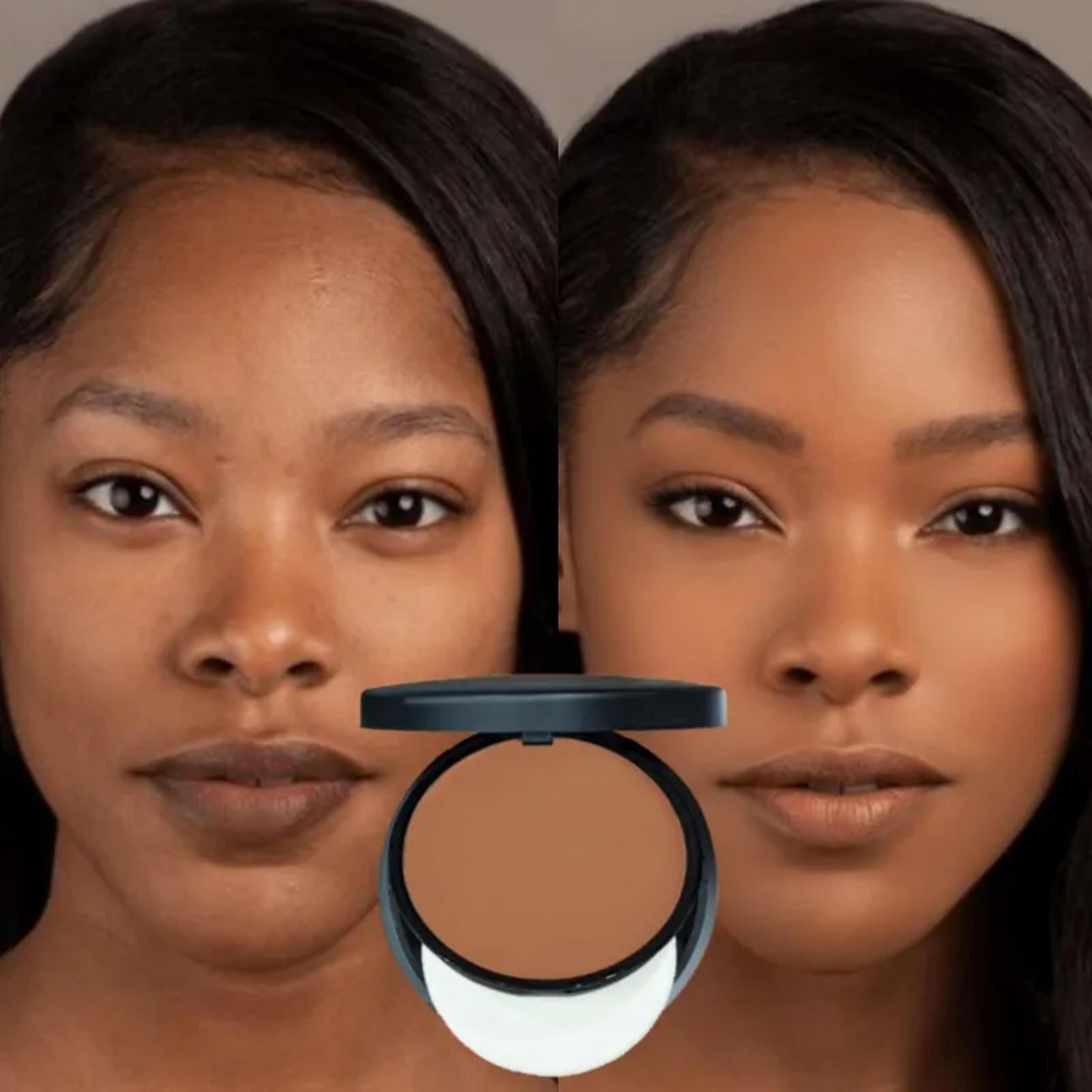 professional contour palette, sweat-resistant powder with buildable matte finish for highlight & shadow (all skin tones)