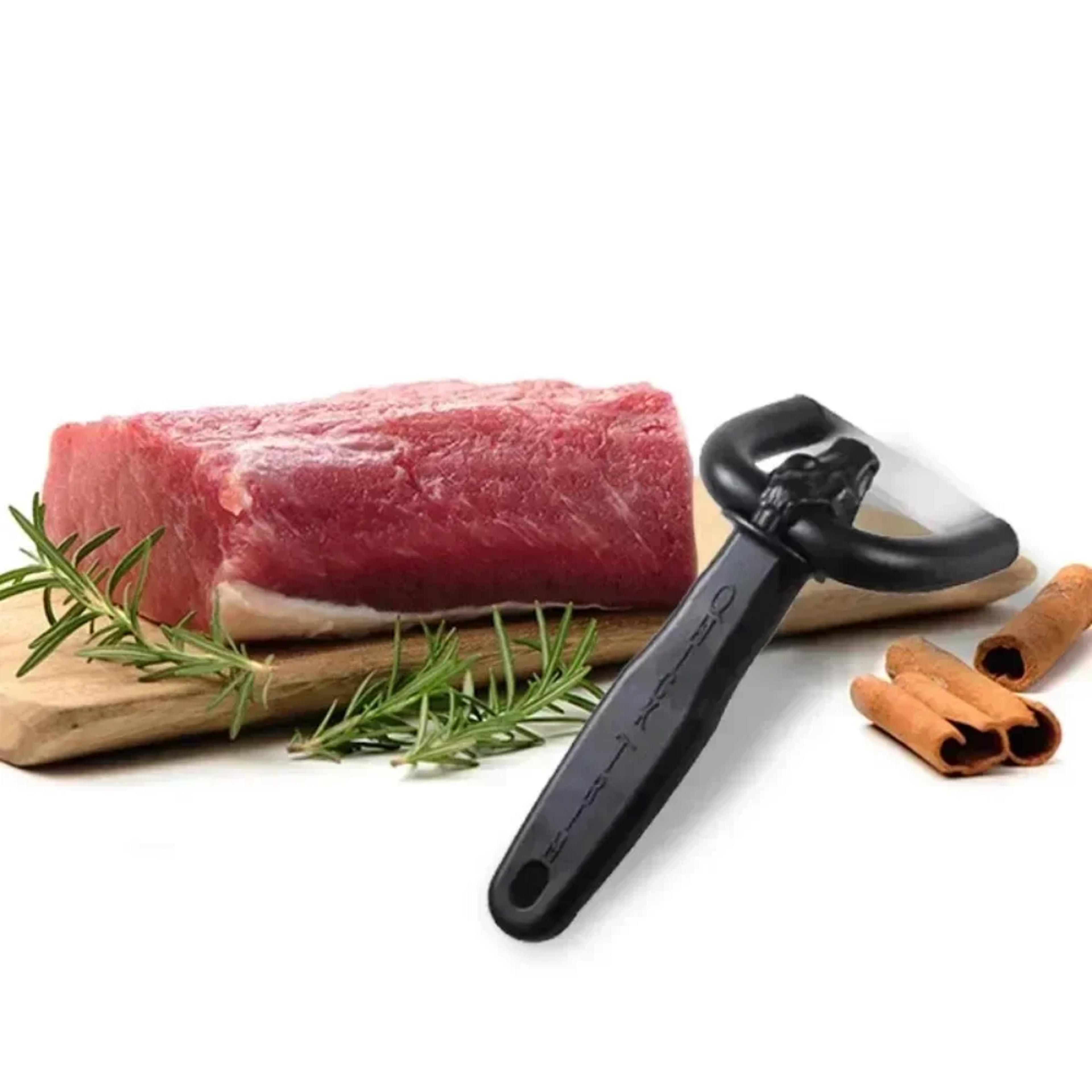 handheld meat fat trimmer for beef pork and bbq prep