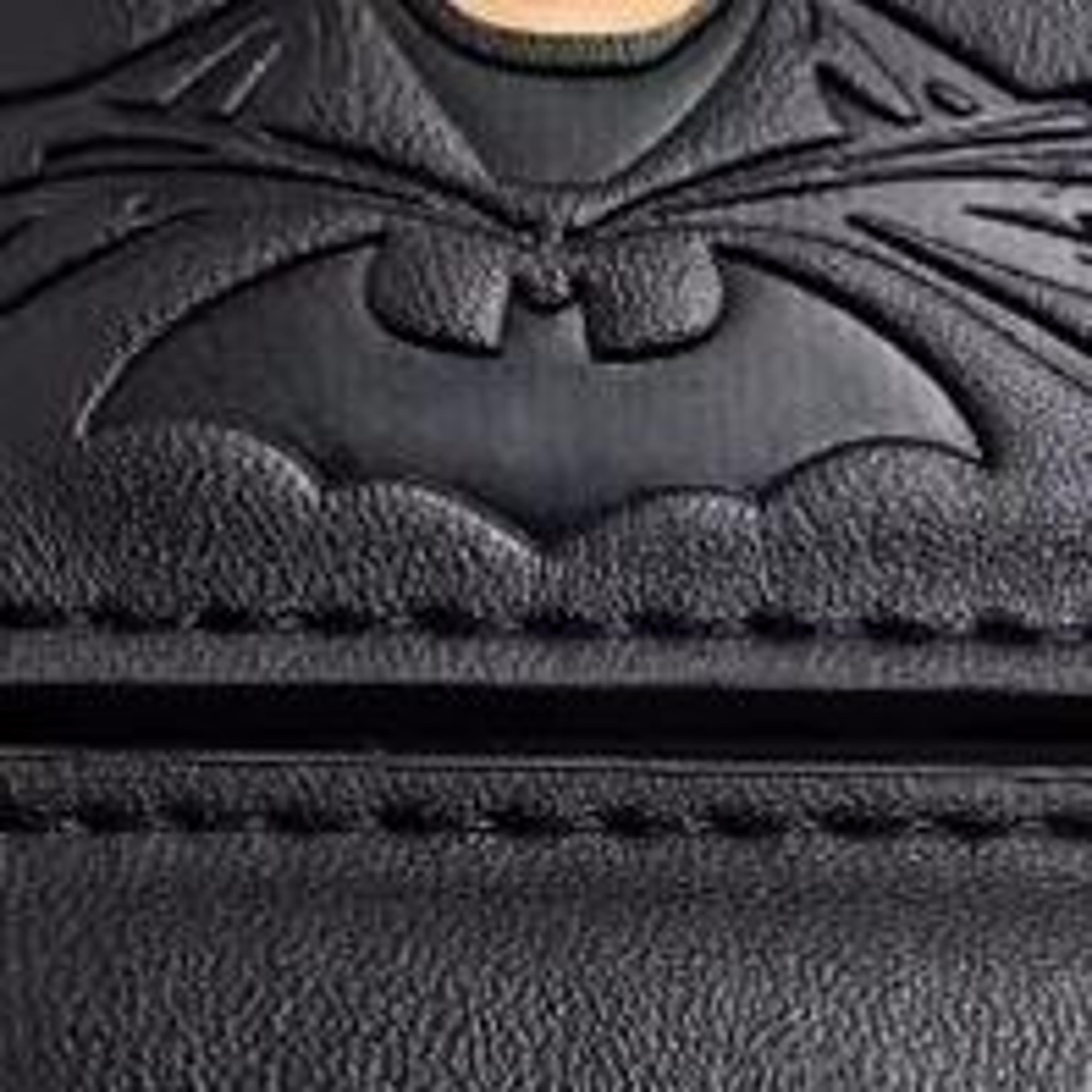 leather bat wallet, personalized superhero mask card holder, heroic wallet gift
