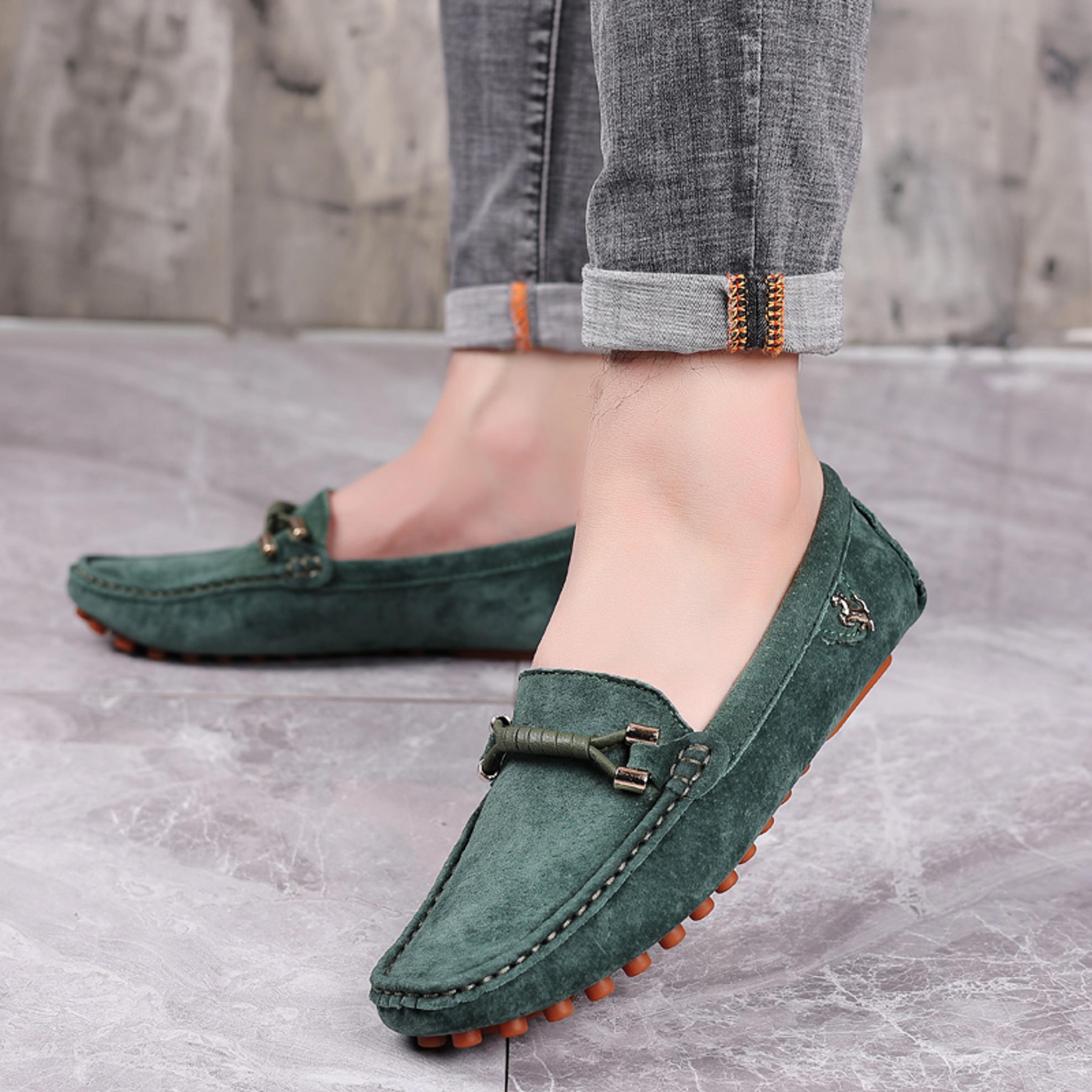 men casual loafers, high-quality moccasins, luxury penny flats, soft driving shoes for men
