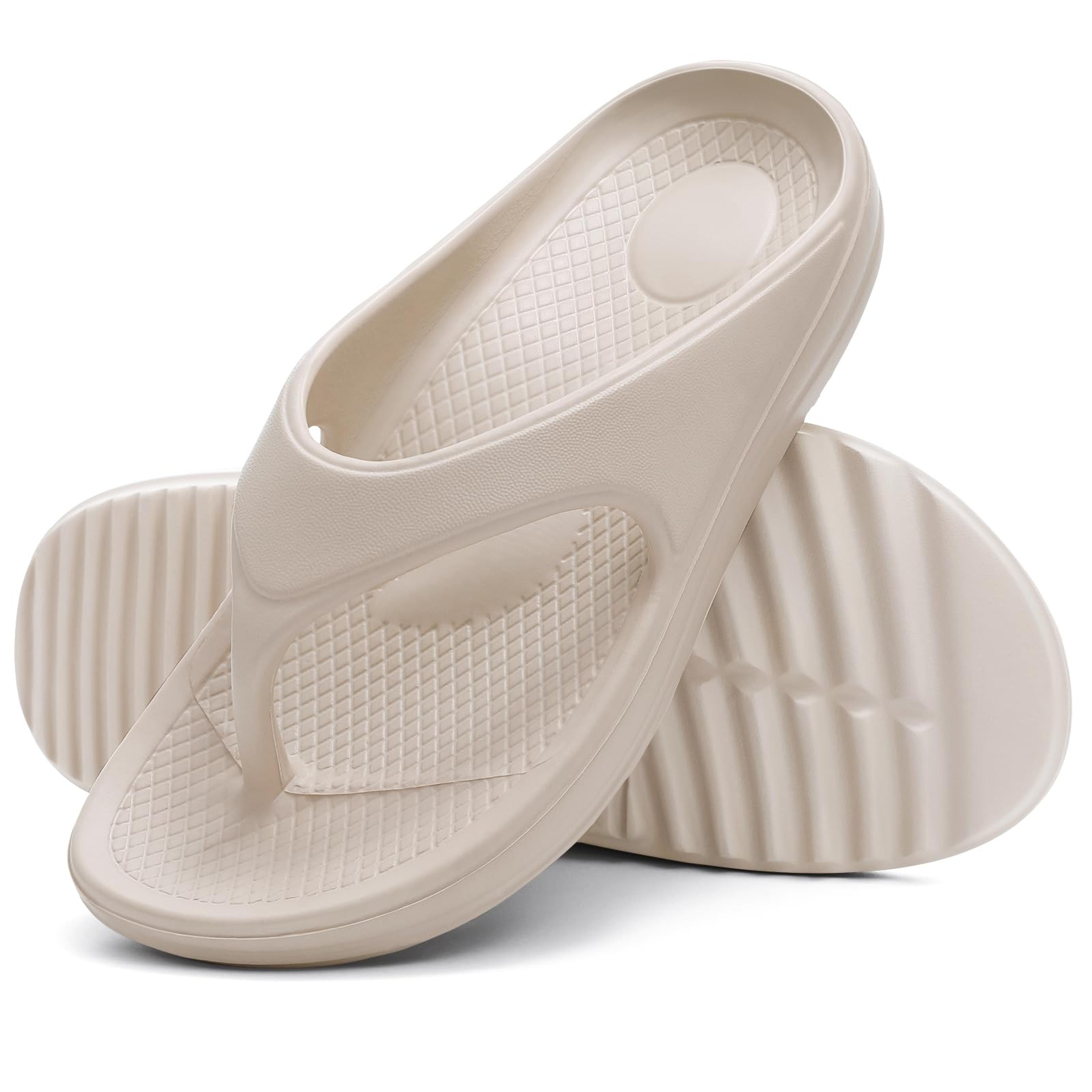 comfortable men's orthopedic sandals, beach flip flops, summer outdoor soft sandals with arch support