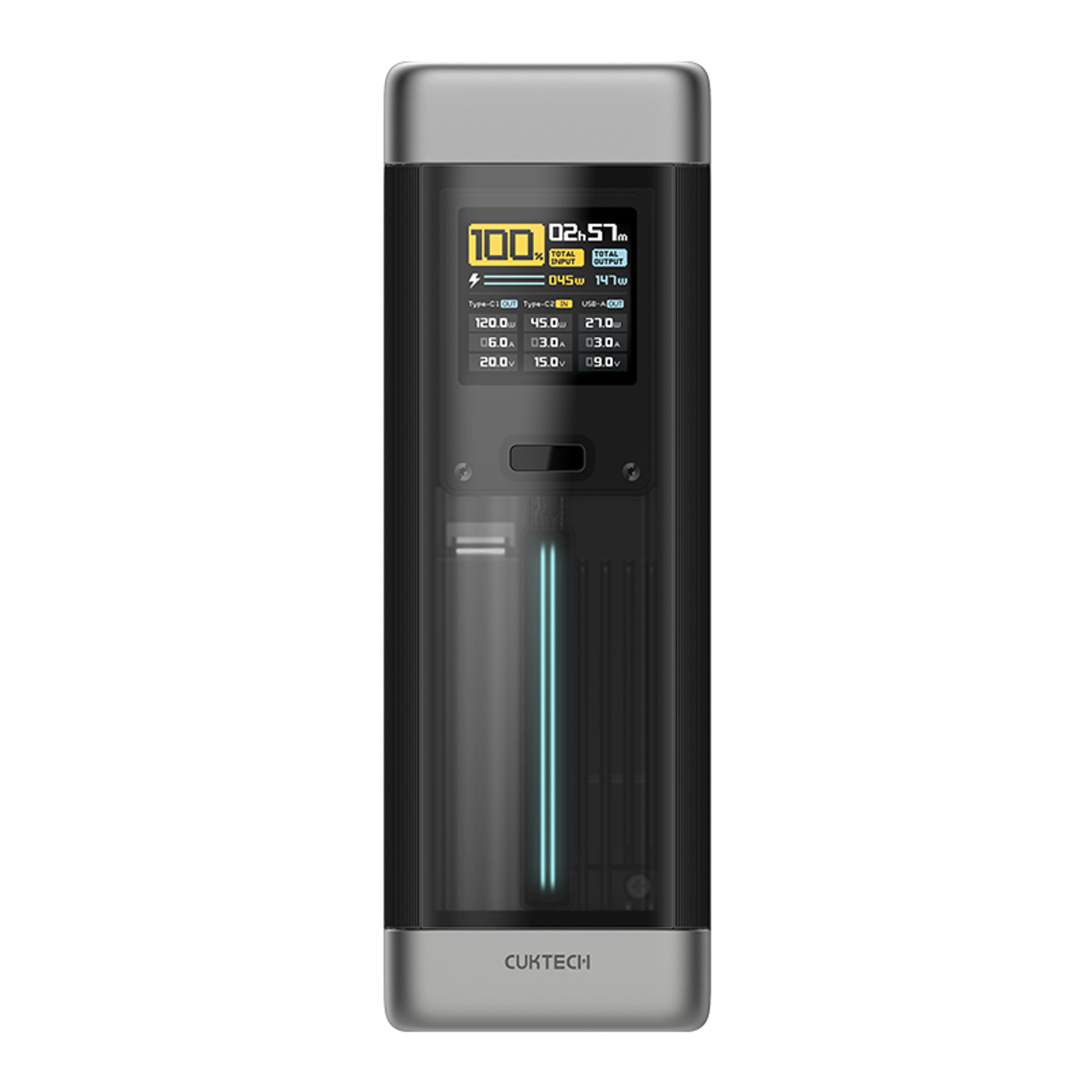 power bank ,portable charger with output, usb c fast charge and screen display