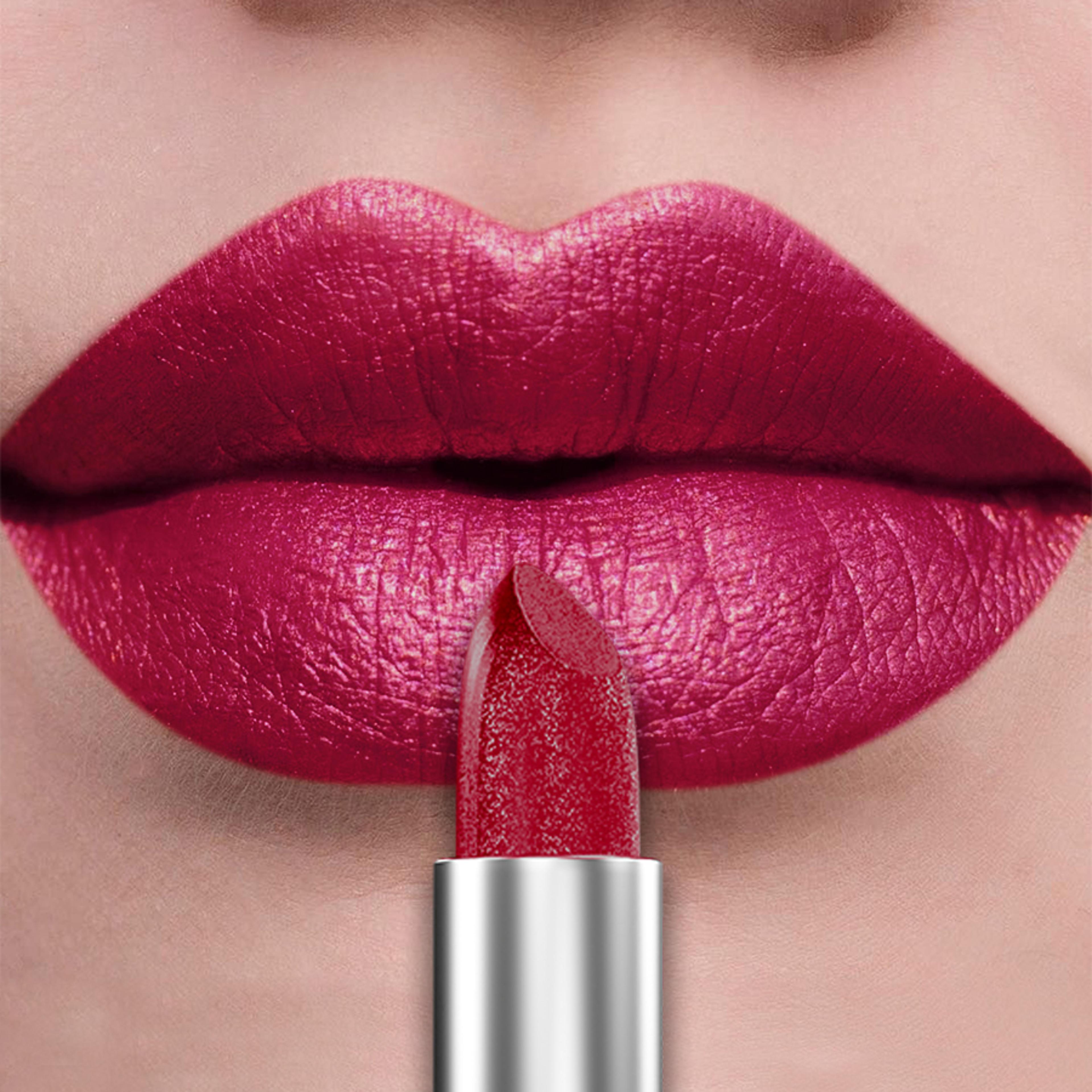 pearlescent metallic lipstick, bold & intense glitter shiny lip tint, long lasting matte lip makeup, gifts for senior