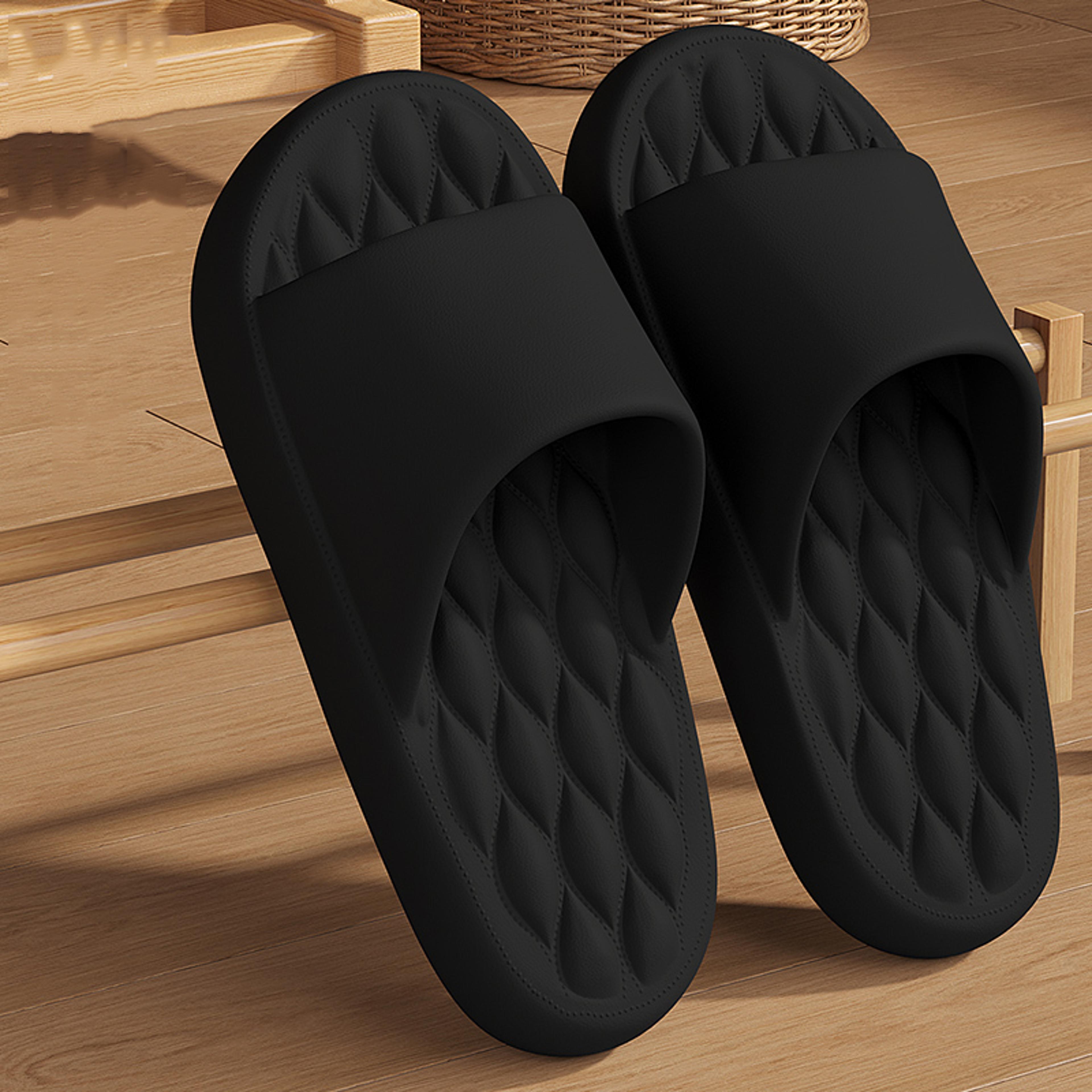 soft non-slip cloud sandals for men, trend summer slippers, indoor outdoor, comfort leisure couple shoes for home