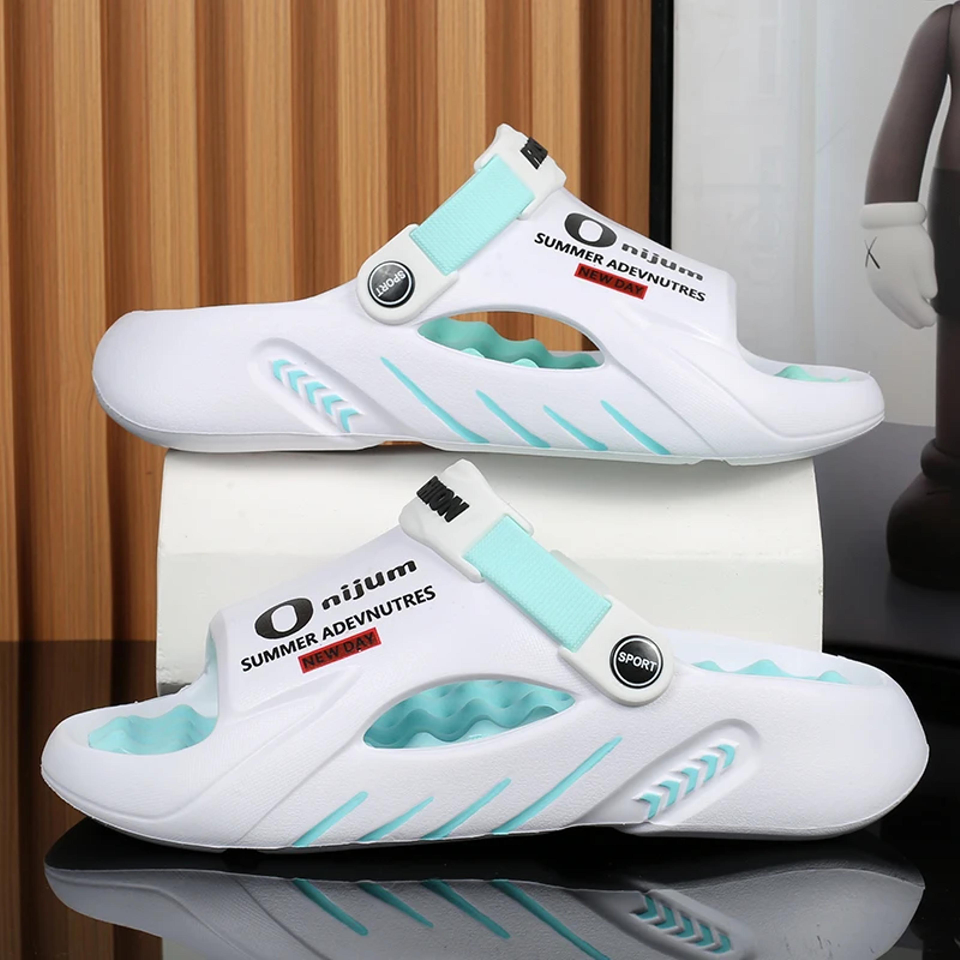 men slippers hot sale, summer eva soft-soled platform slides, walking sandals, beach shoes, outdoor sneakers for men