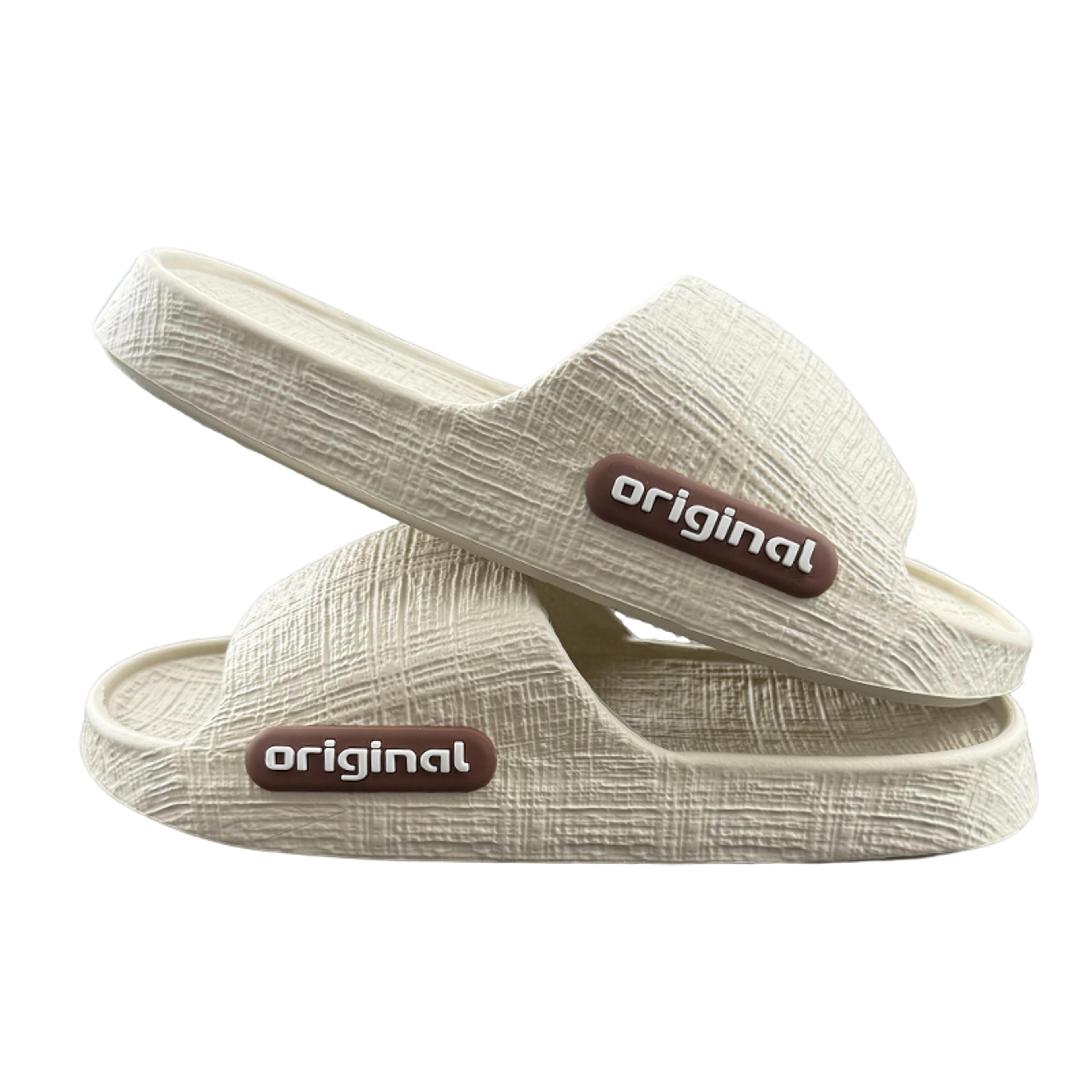 women's thick platform eva slippers, non-slip beach flip flops, summer outdoor comfort soft sole indoor cloud slippers