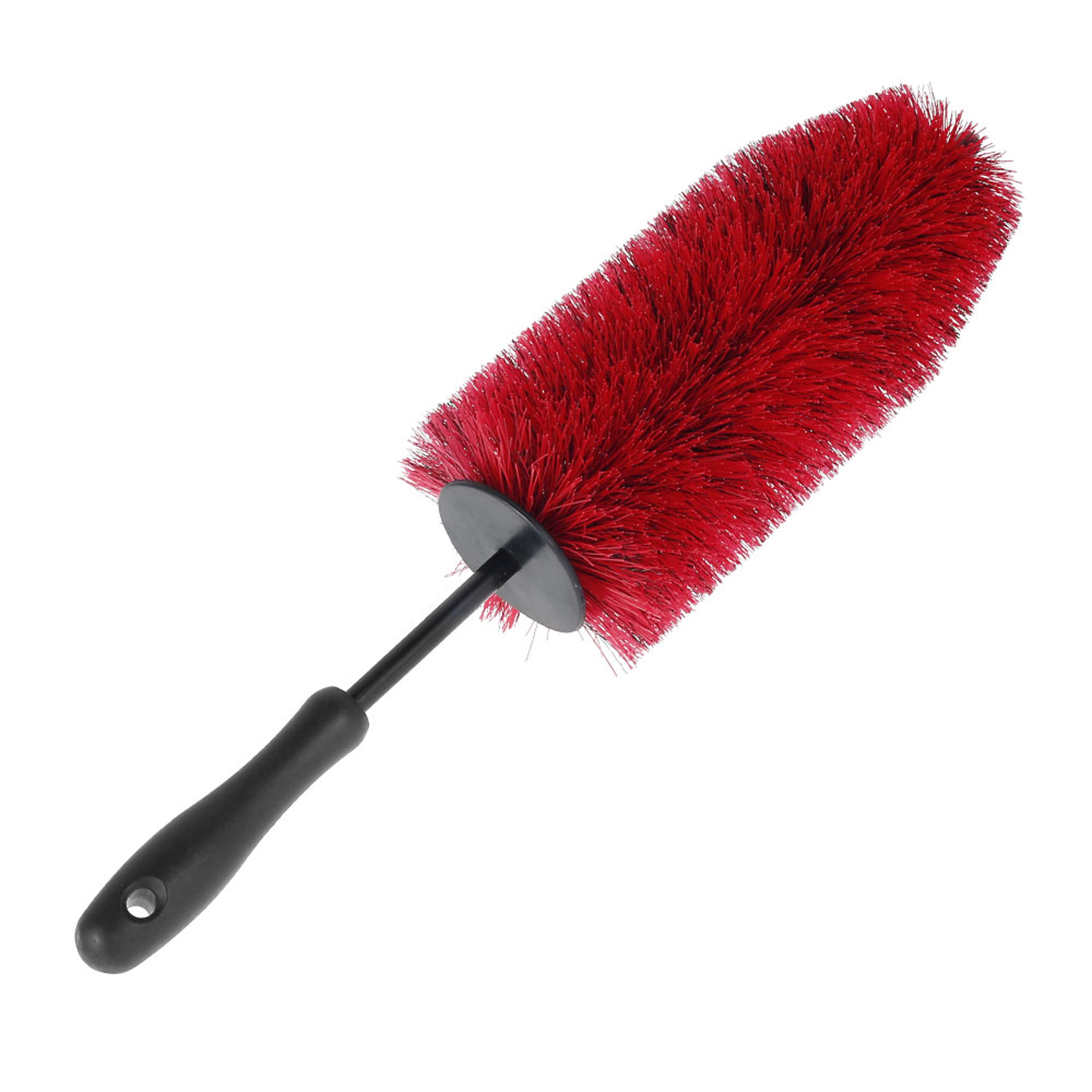 soft bristle car wheel rim tire cleaner, non-scratch detailing washing tool, car care brush