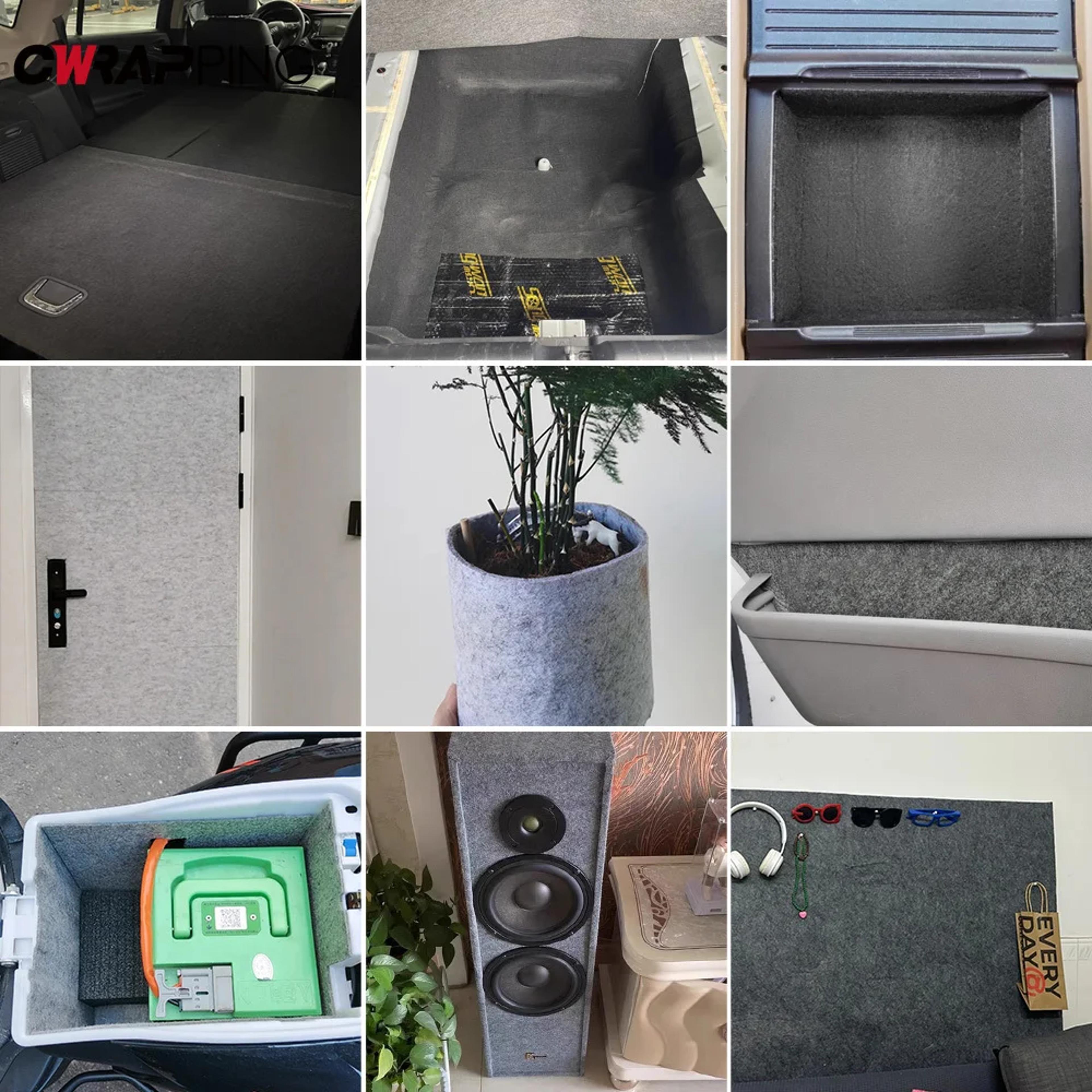 self-adhesive carpet non-woven fabric, car lining carpet felt cloth, high temperature resistant felt for home