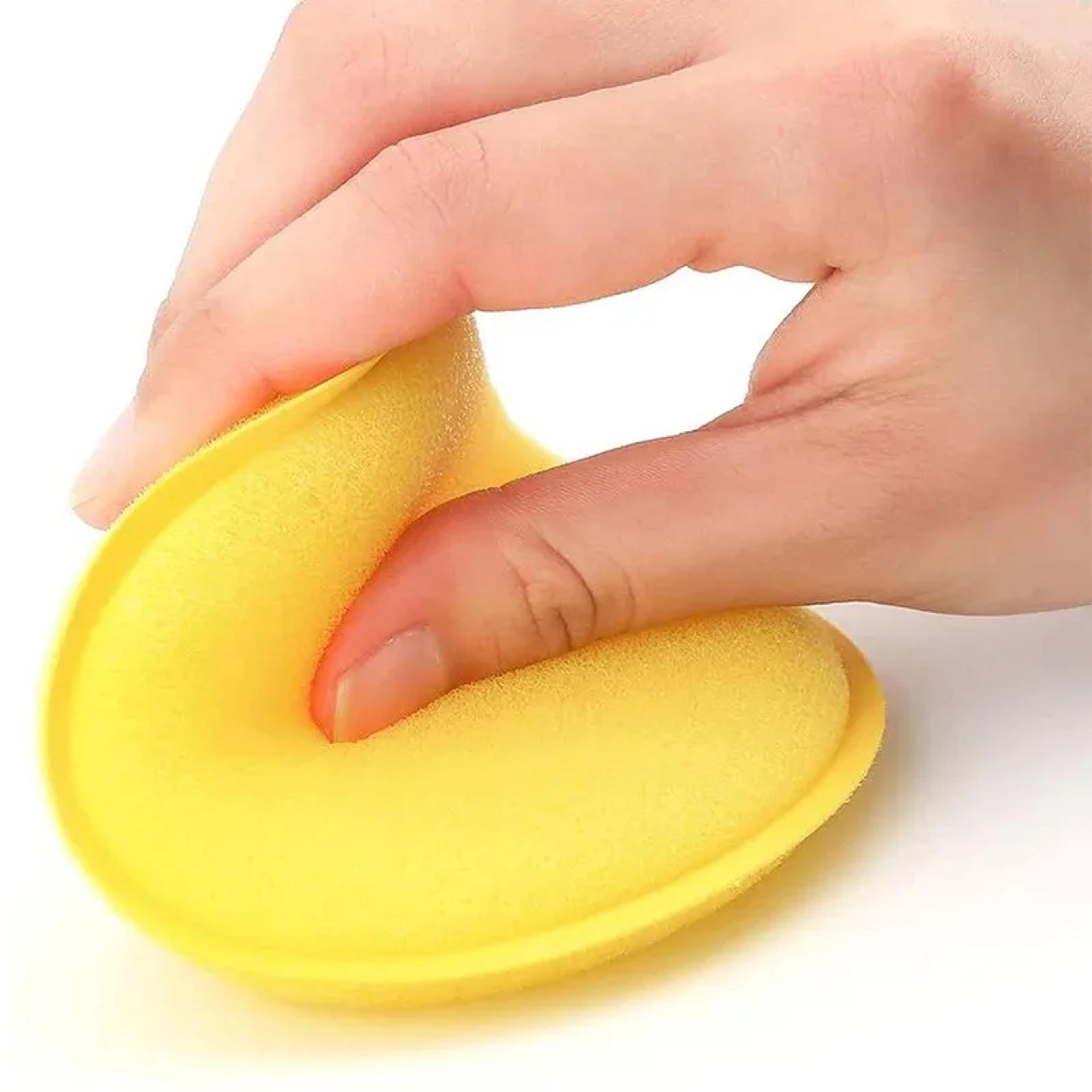 car detailing tools, car round waxing polish sponges, high density foam applicator pads, curing & polishing sponges