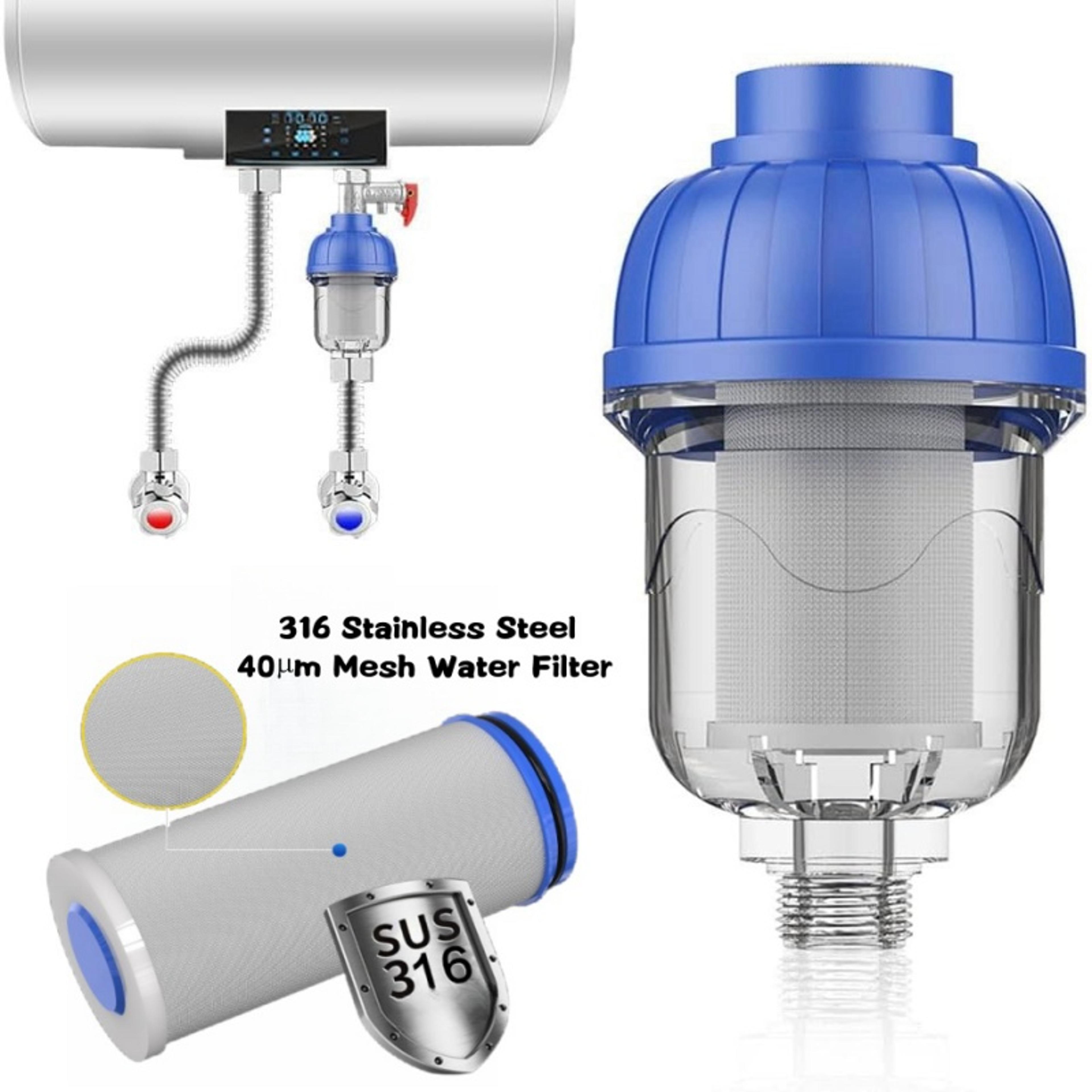 prefilter stainless purifier, water heater shower head filter, washing machine tap scale strainer