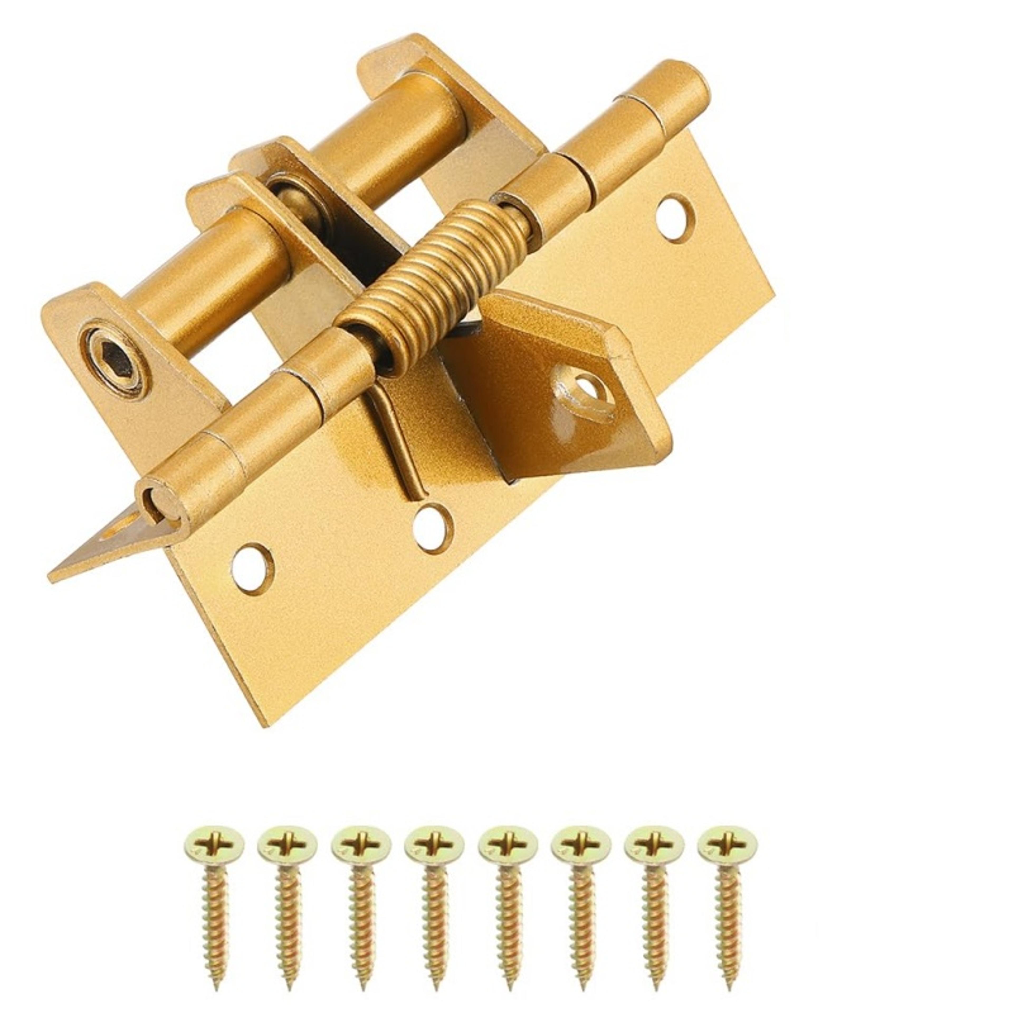 automatic self closing door hinges with positioning , spring hinge, door closer, and door stopper