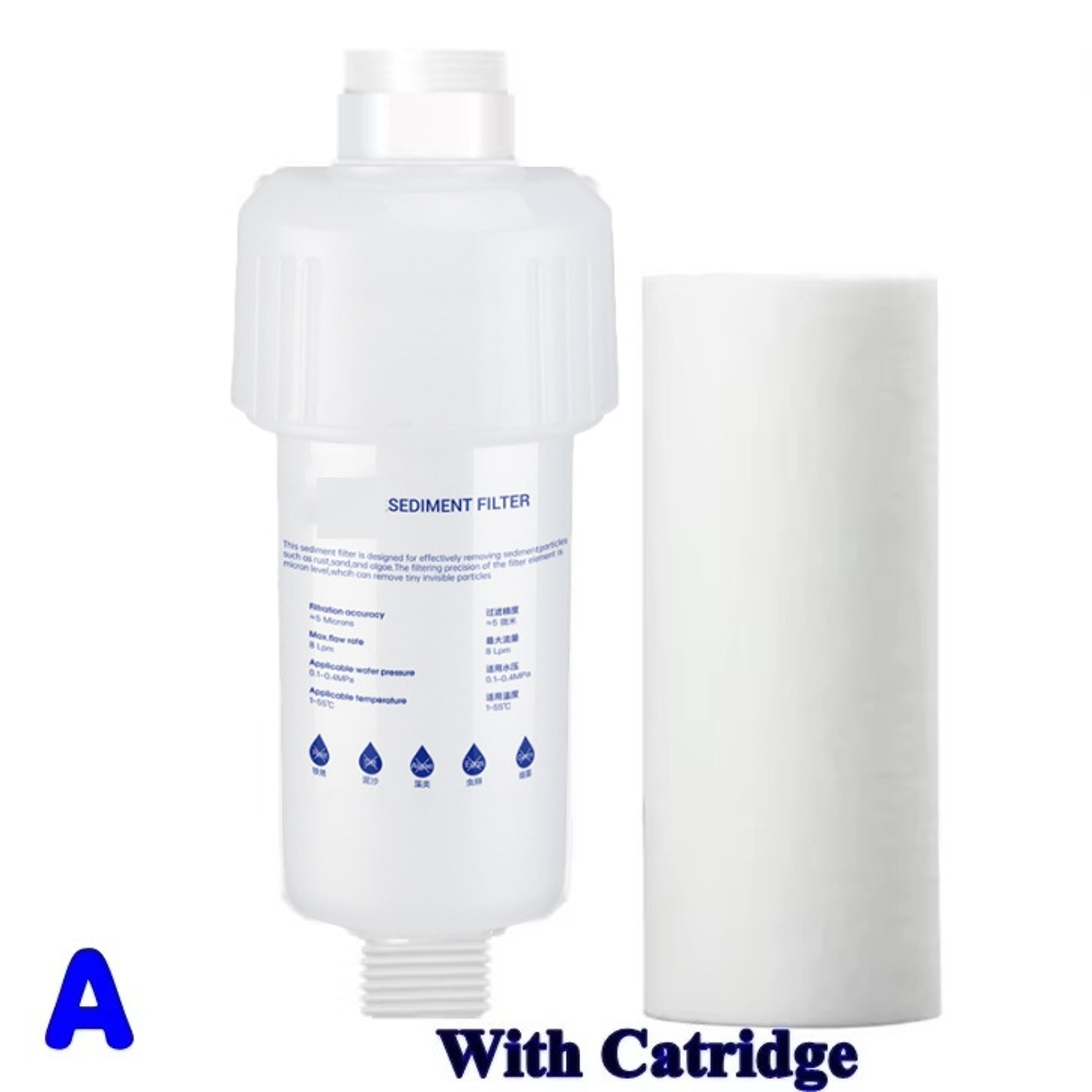 pre filter water filter cartridge - sediment water purifier filter for washing machine, shower spray