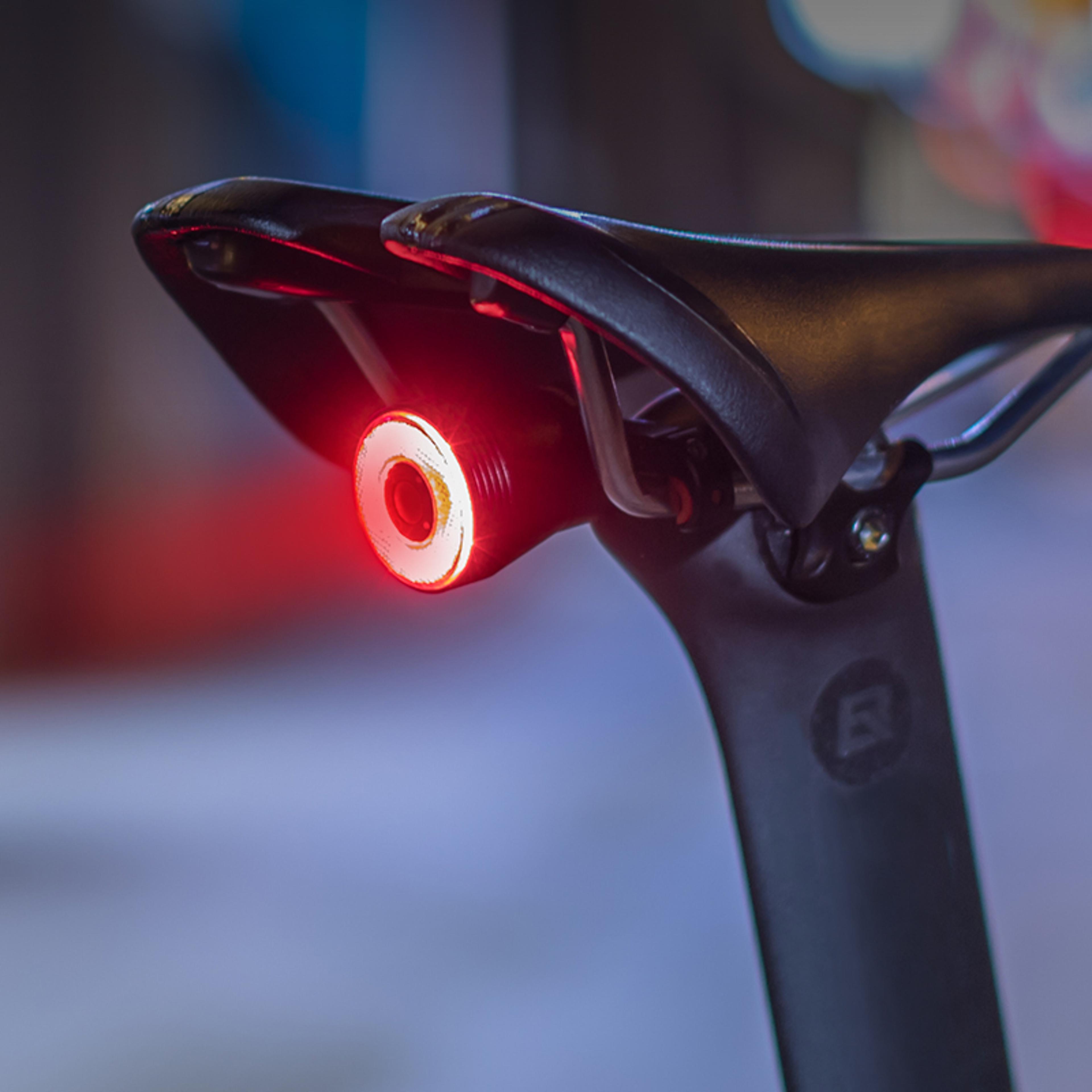 led charging cycling taillight, bicycle smart auto brake sensing light, waterproof ipx6 bike rear light accessories