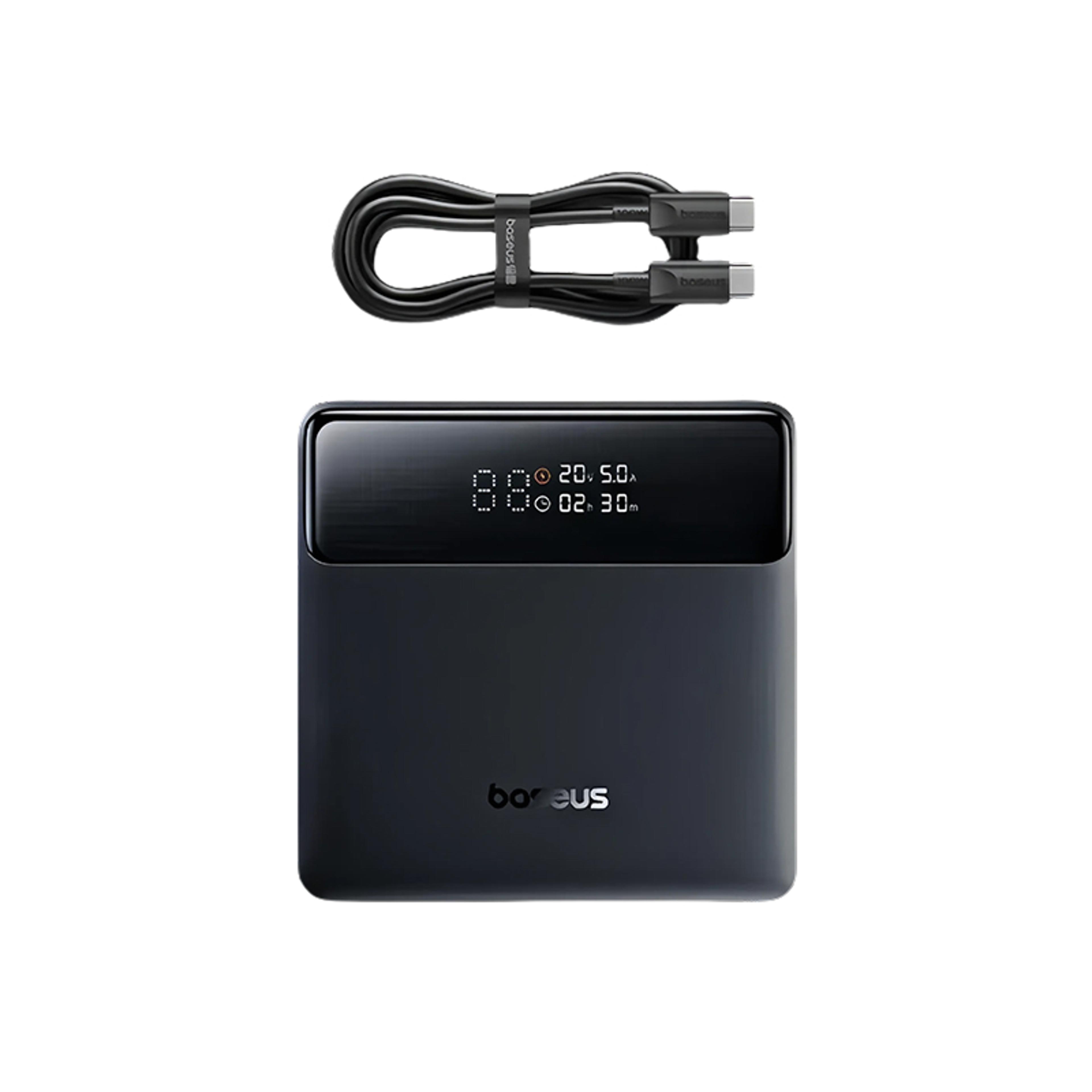 power bank, capacity pd fast charging battery charger powerbank for laptops travel use