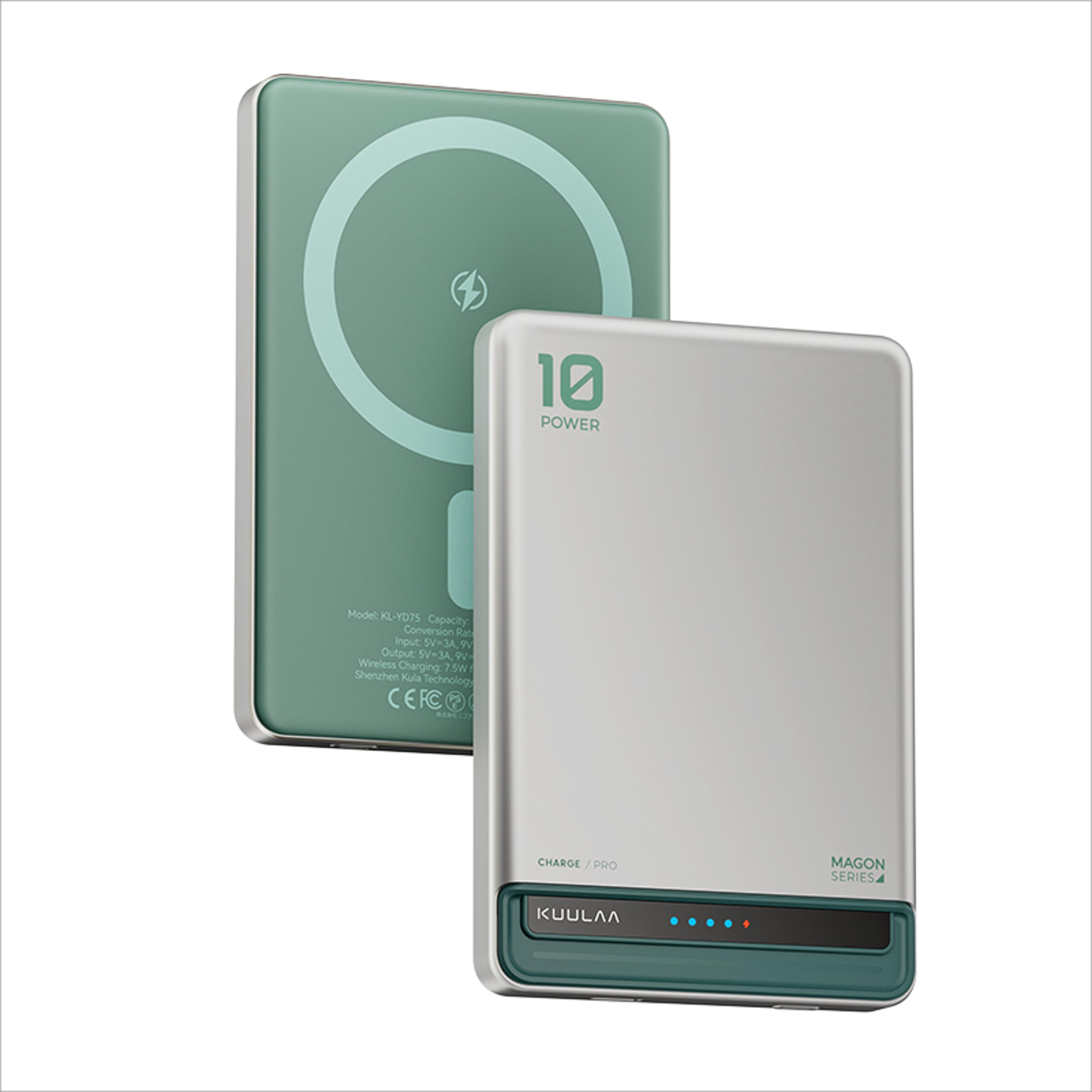 wireless magnetic power bank, portable charger with fast charging for magsafe devices