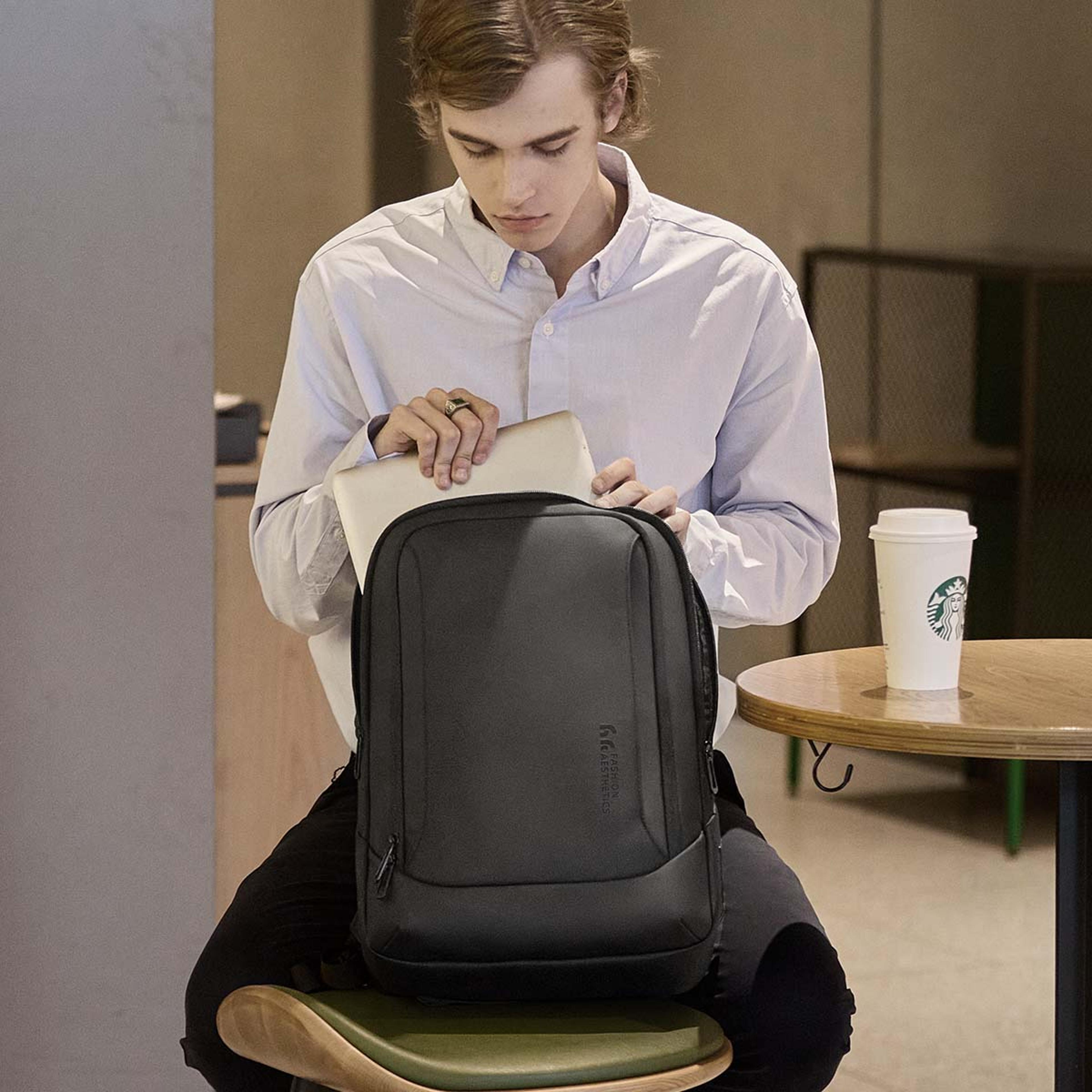 waterproof laptop bag for men, designer sports backpack with usb charging, business & travel backpack for college boys