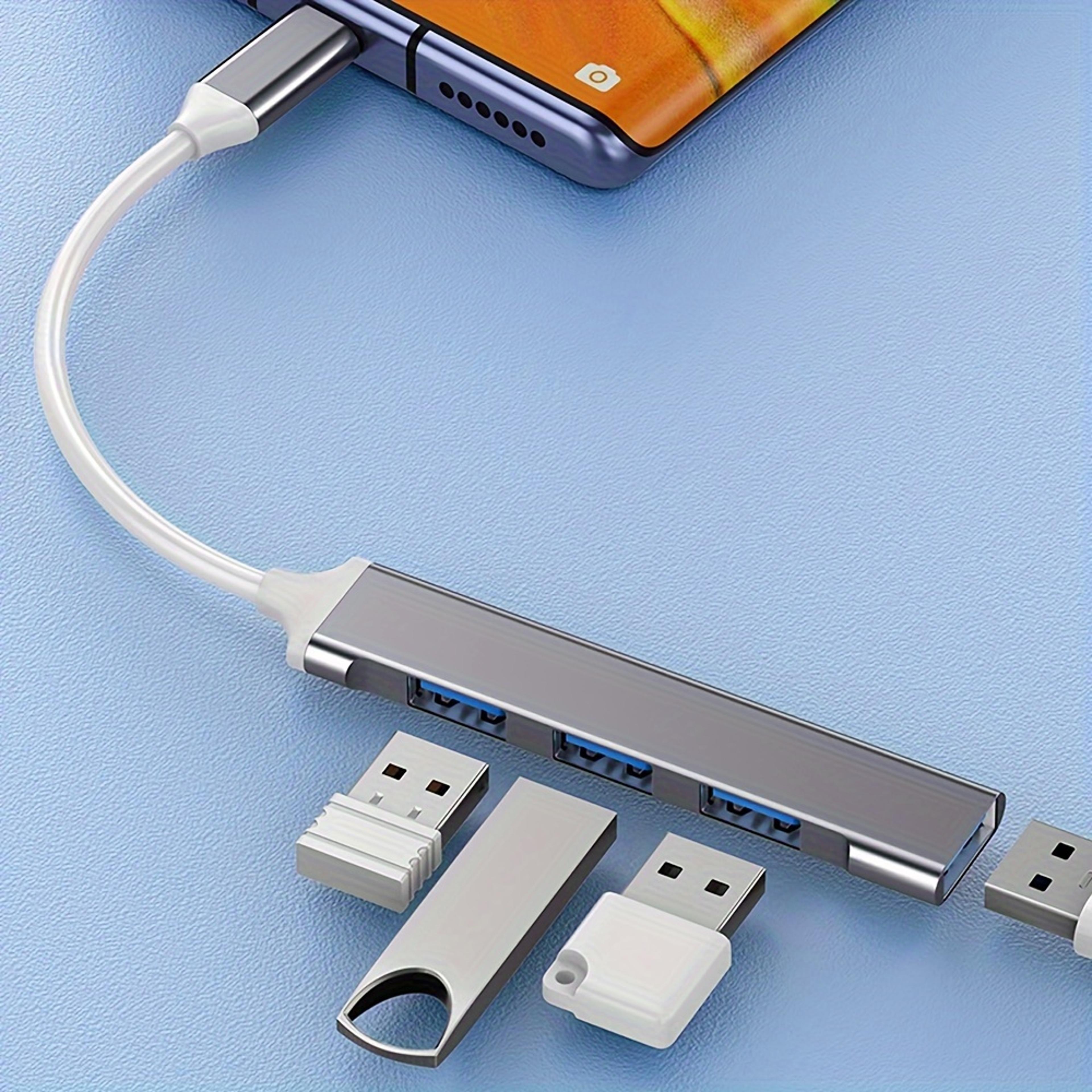 usb adapter otg type c hub, multi splitter for xiaomi lenovo macbook air pro, pc computer accessories