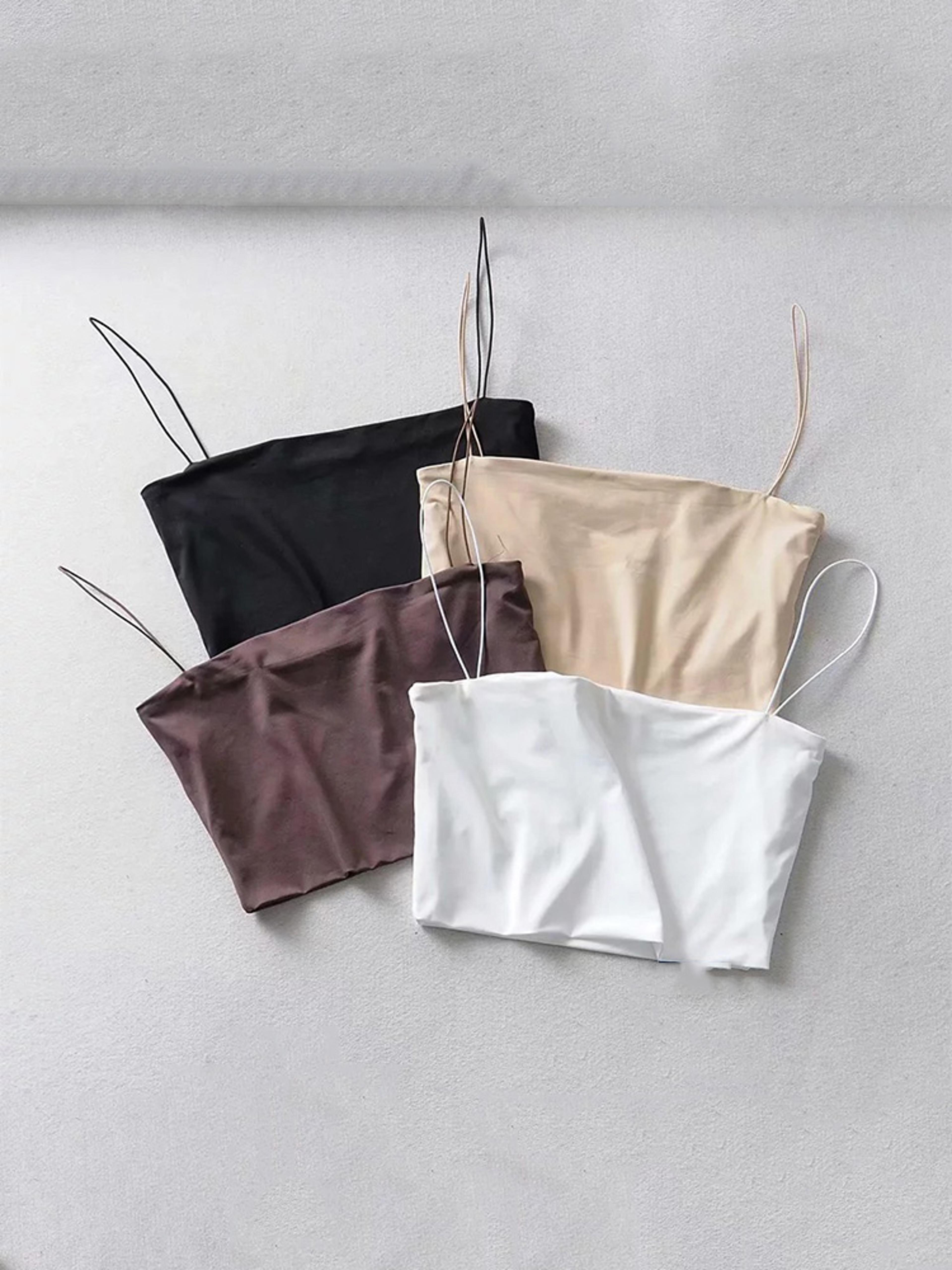 sexy elastic cotton camis, summer women's crop top, sleeveless short tank bar