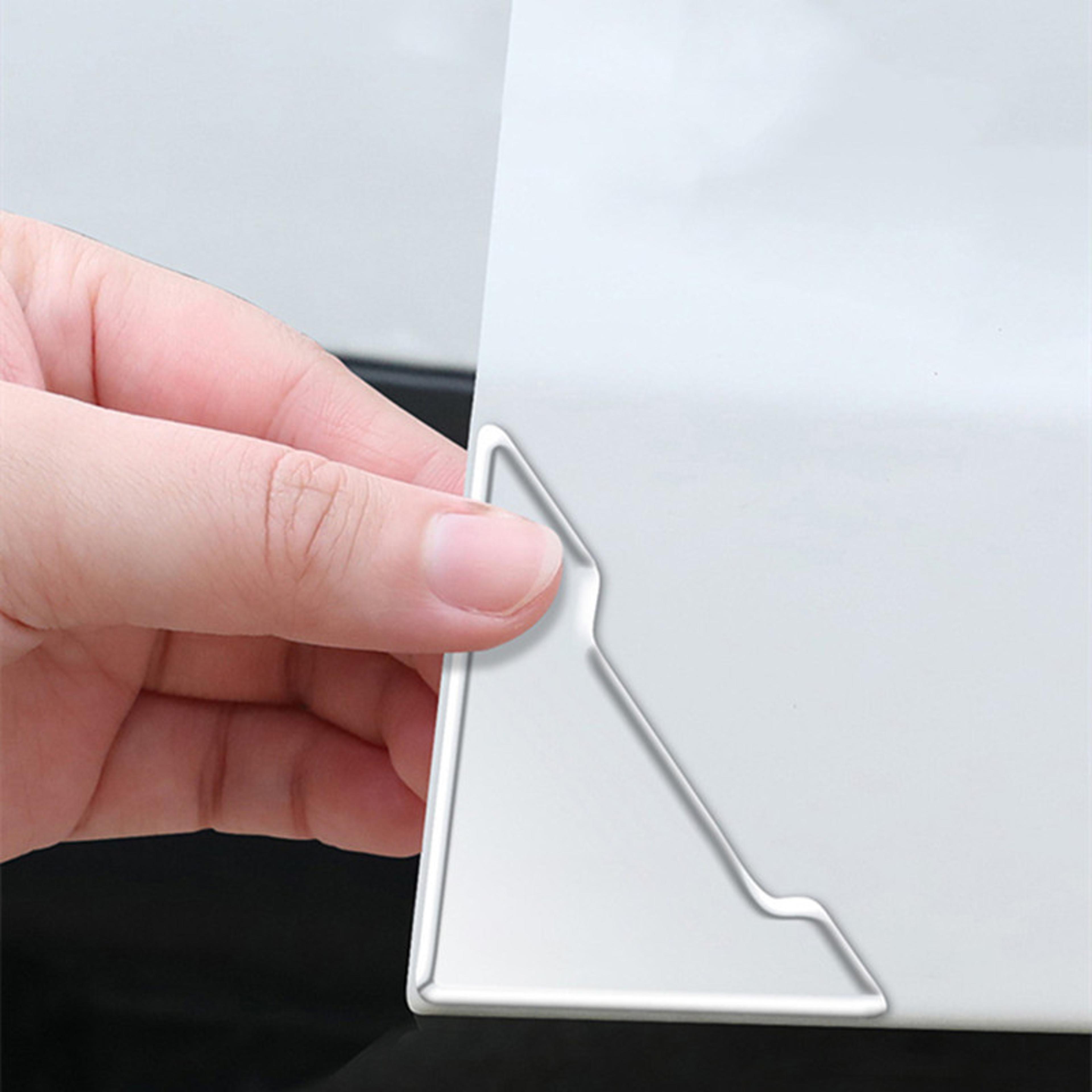 universal car door corner protectors transparent anti scratch silicone guards