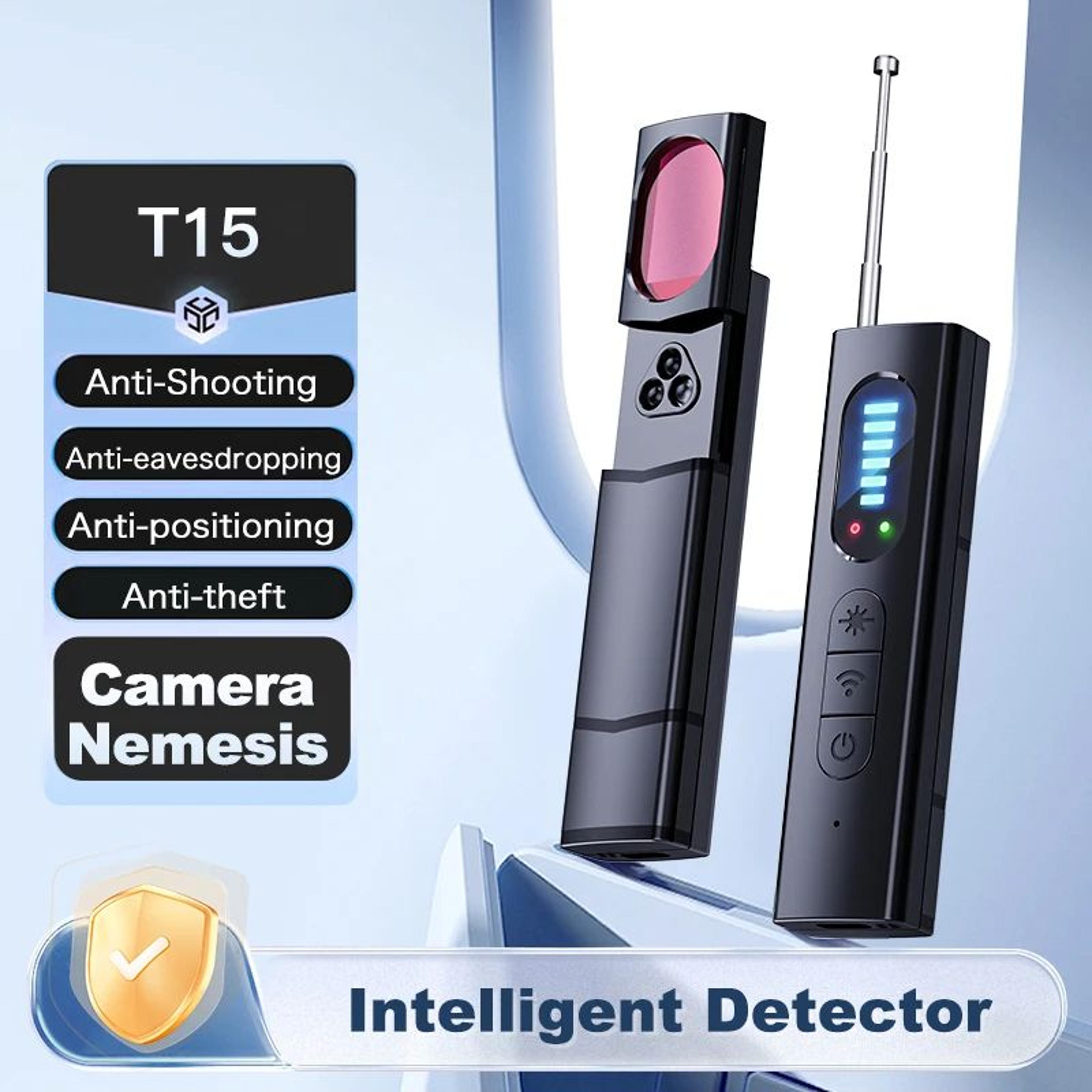 hidden camera detector & anti-spy rf signal scanner, detect gps trackers, listening devices, wireless bugs