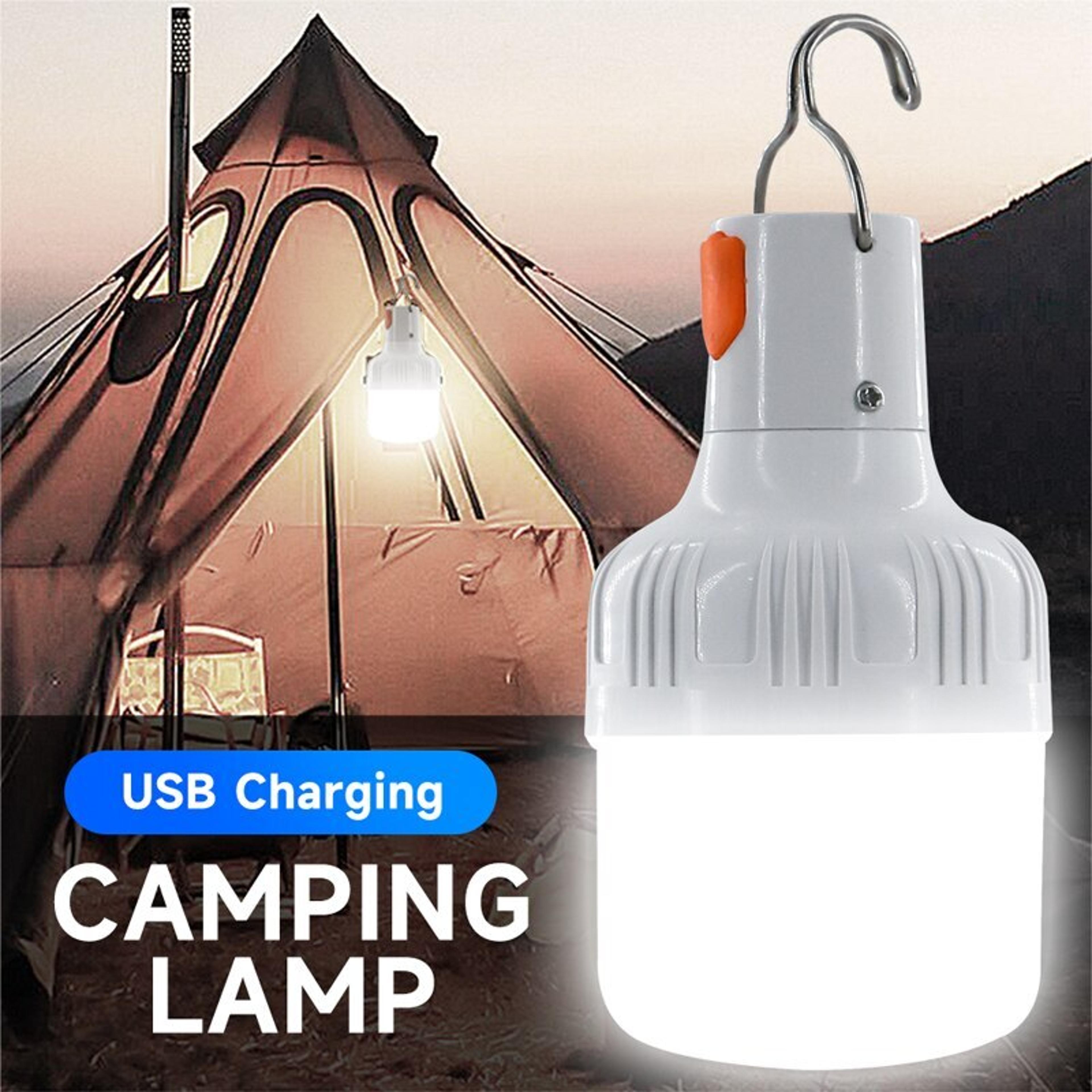 outdoor usb rechargeable led lamp high brightness emergency light for camping, fishing & night lights