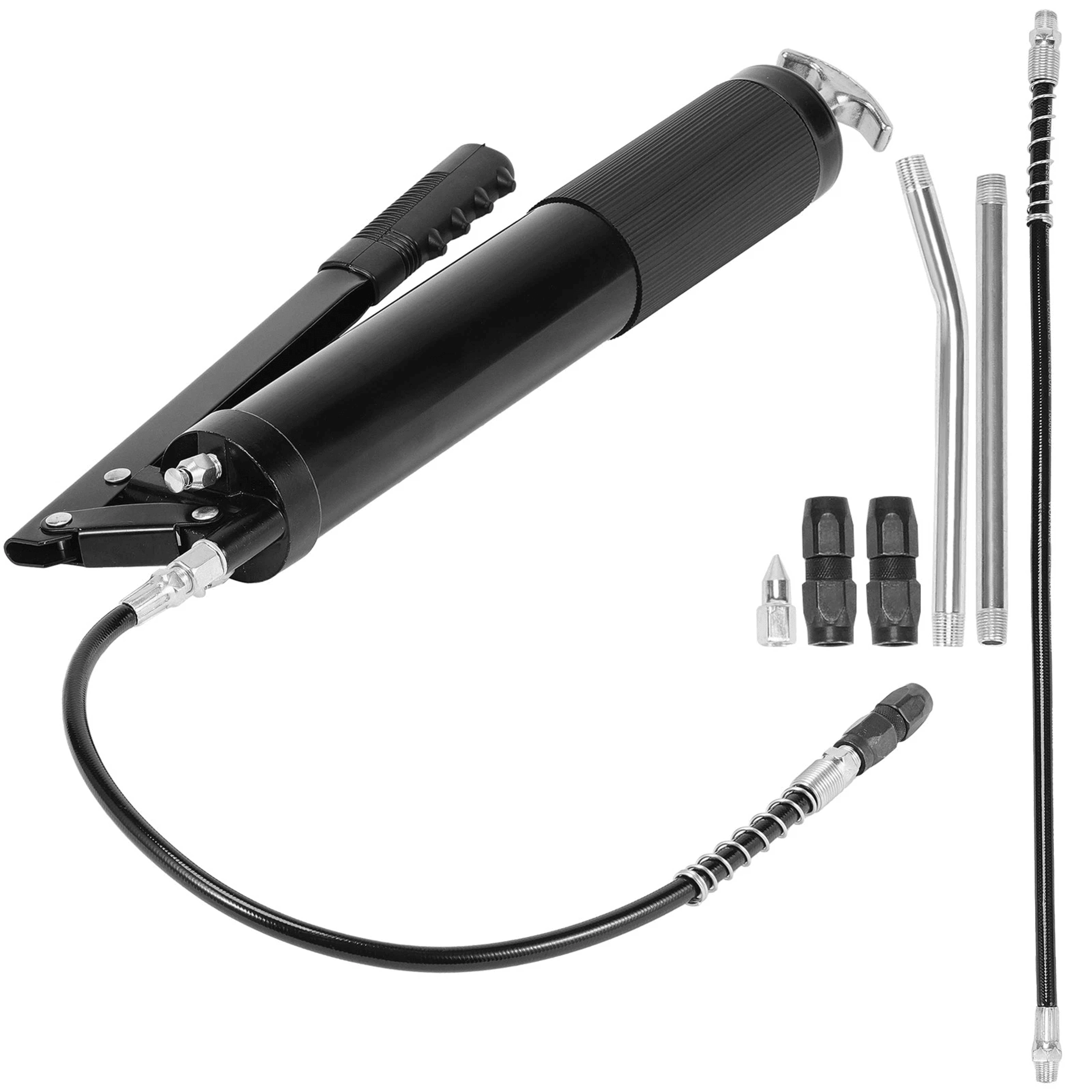 heavy duty manual grease gun, lever action for vehicles & industrial use