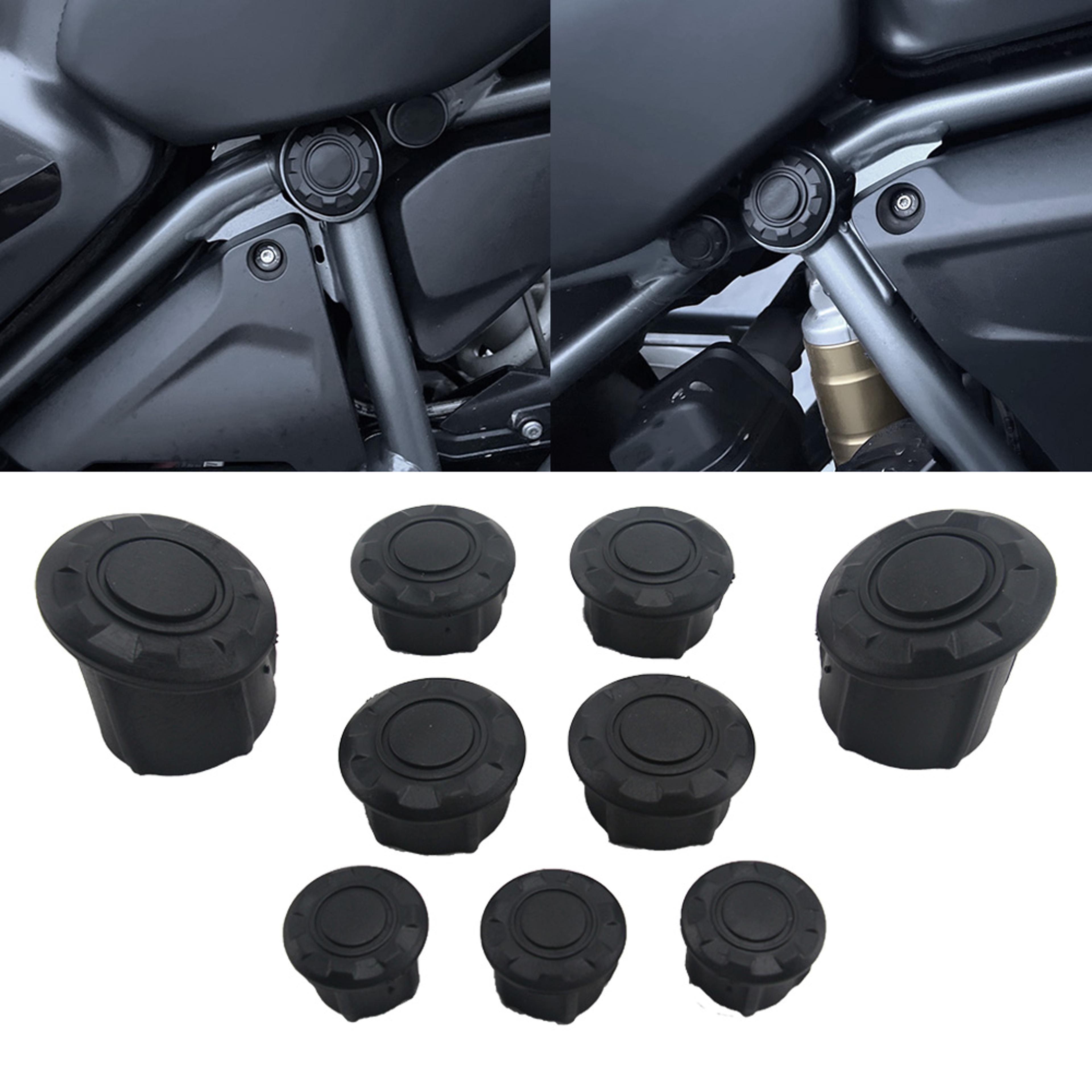 motorcycle frame hole caps plug for bmw lc adventure adv 2014–2021 cover set