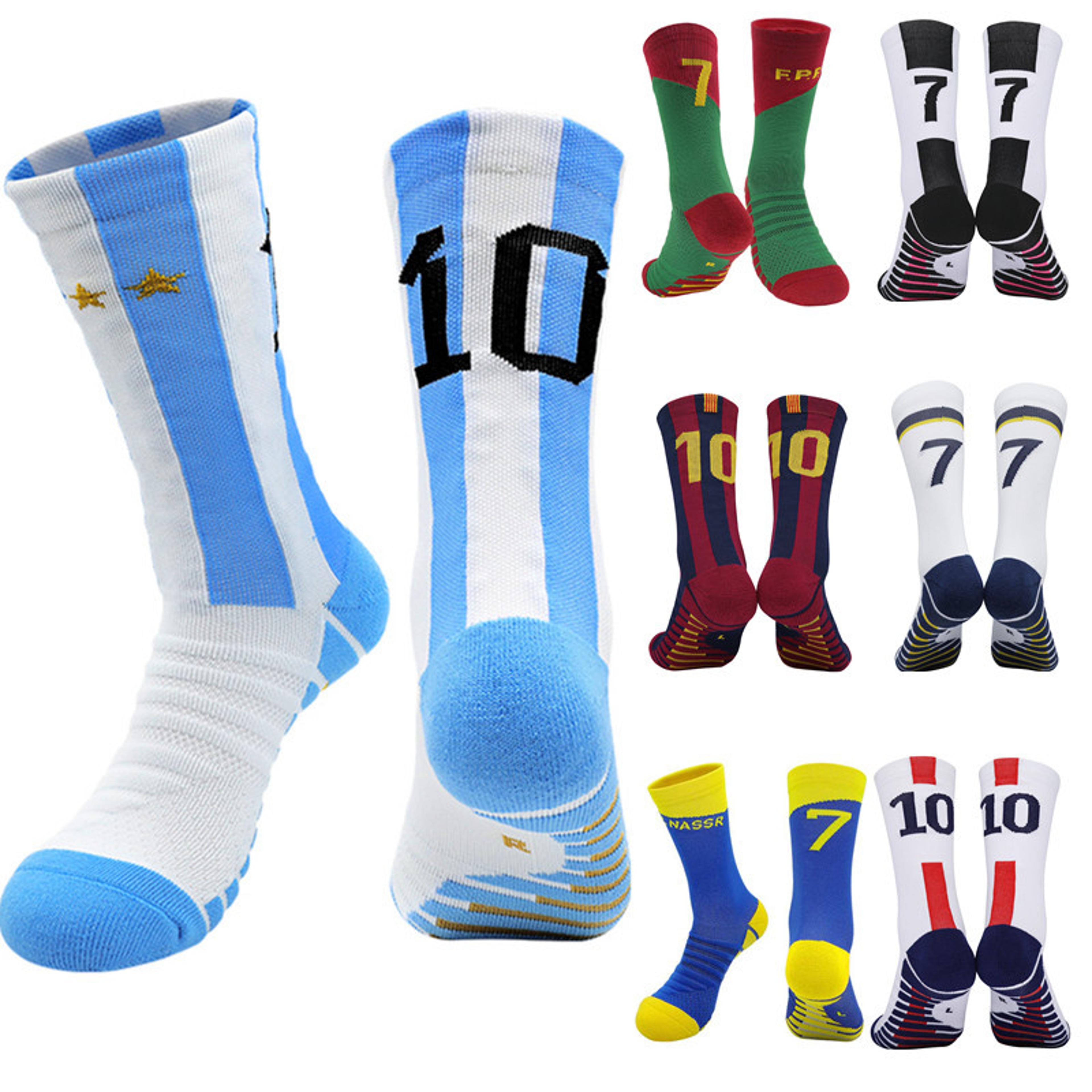 breathable yellow kids soccer socks blue boys girls football sports socks for men outdoor running short fast drying