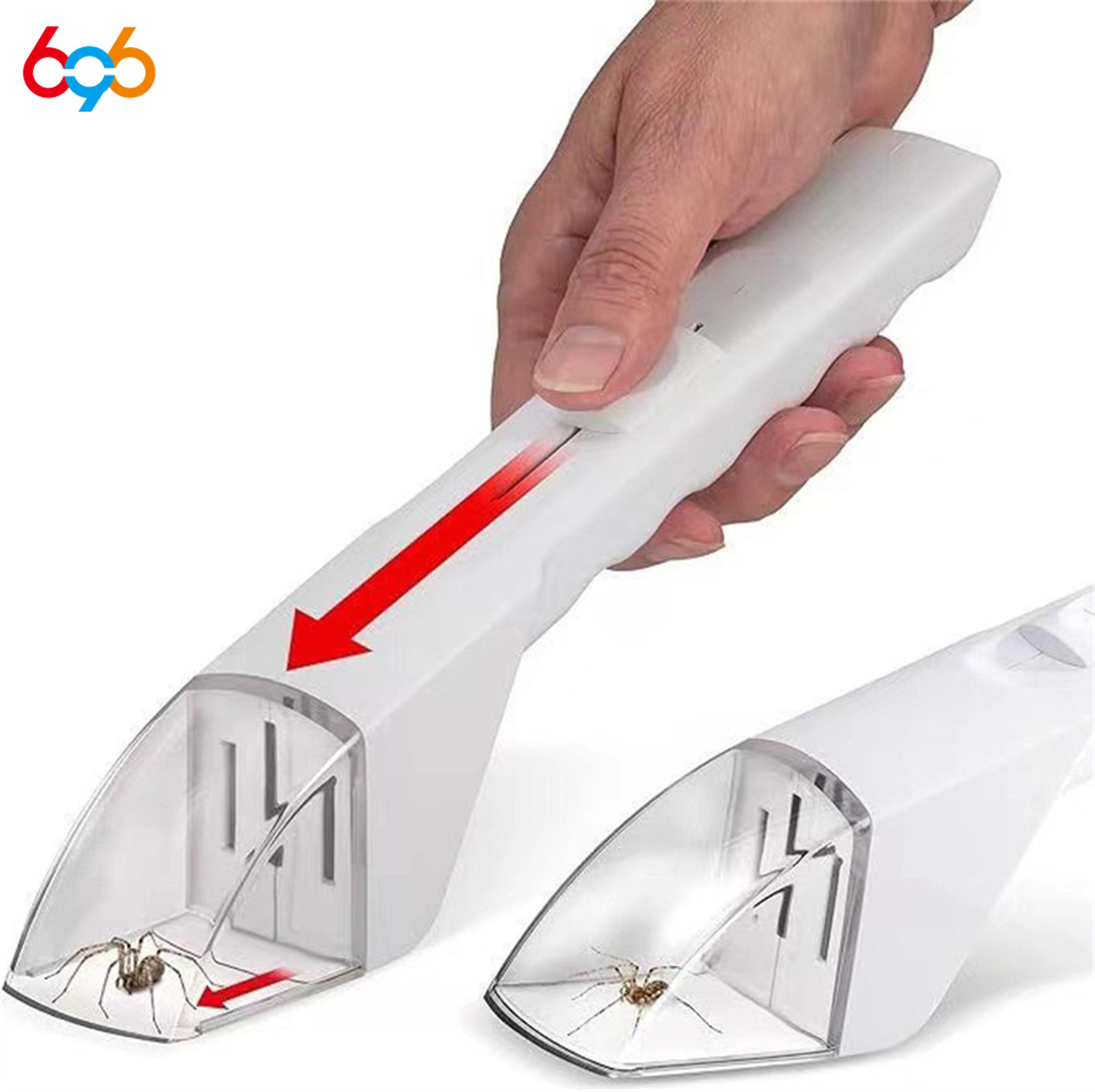 handheld bug catcher, portable insect trap for spiders, bees,cockroaches & mosquitoes, non toxic pest control tool