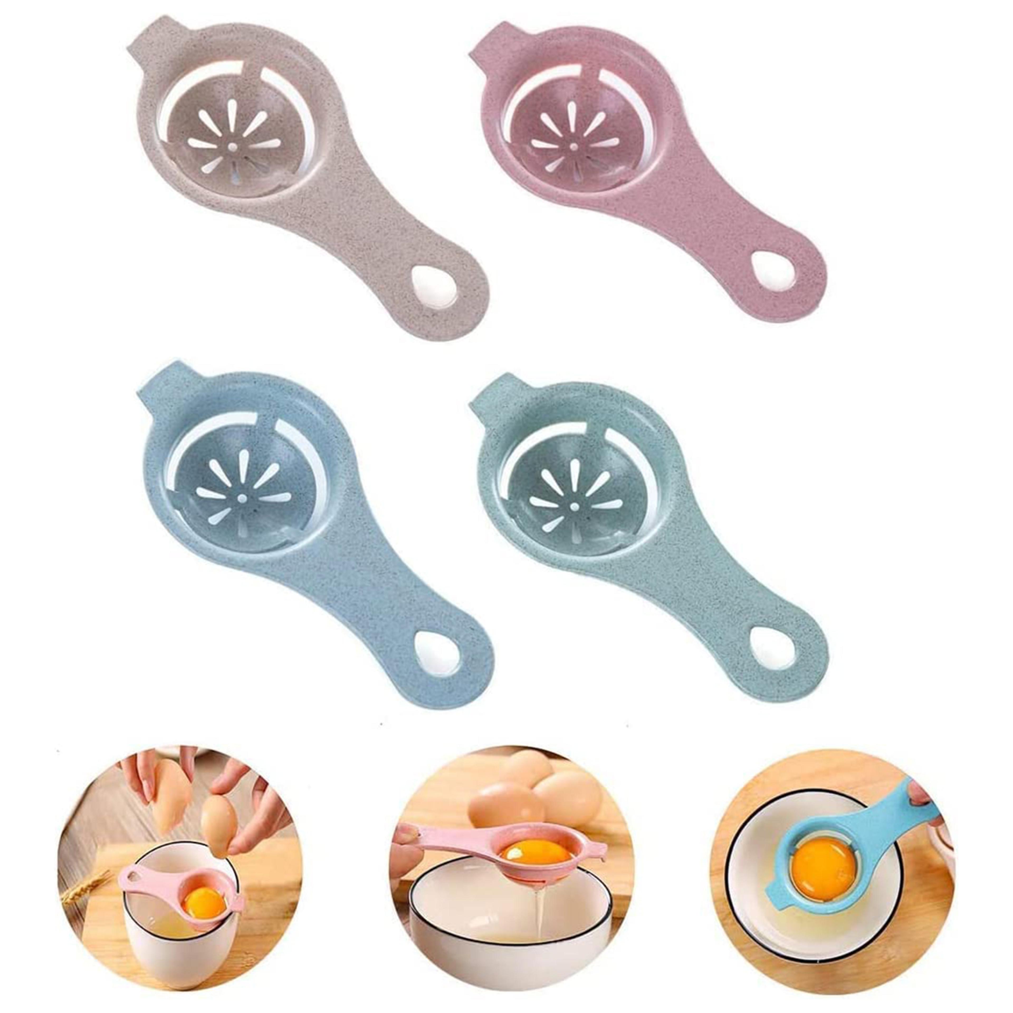 food grade egg separator divider wheat stalk egg yolk separator tool, baking kitchen gadgets, raw egg white filter