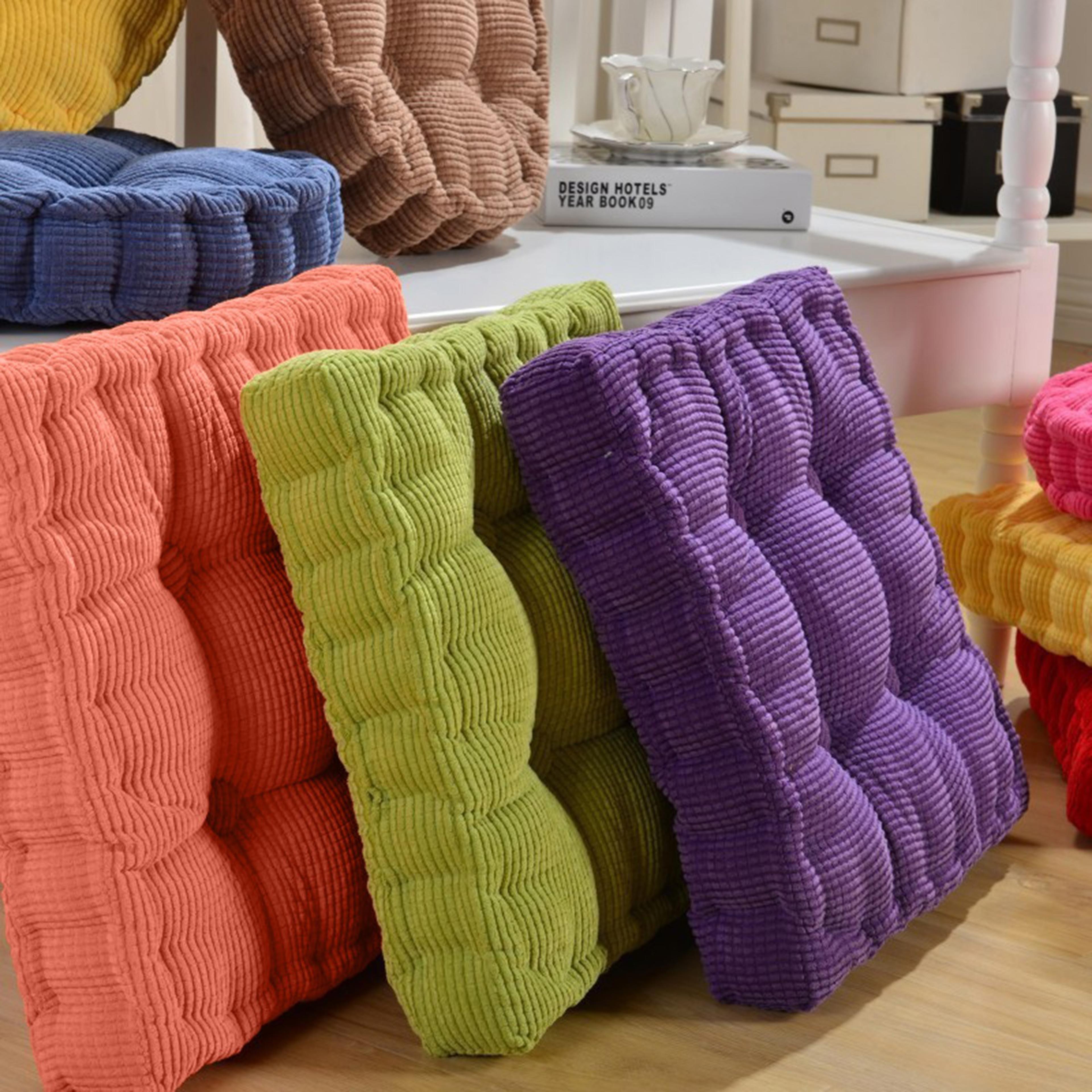 solid tufted meditation floor square pillow cushions for yoga thick pad seating and balcony chair