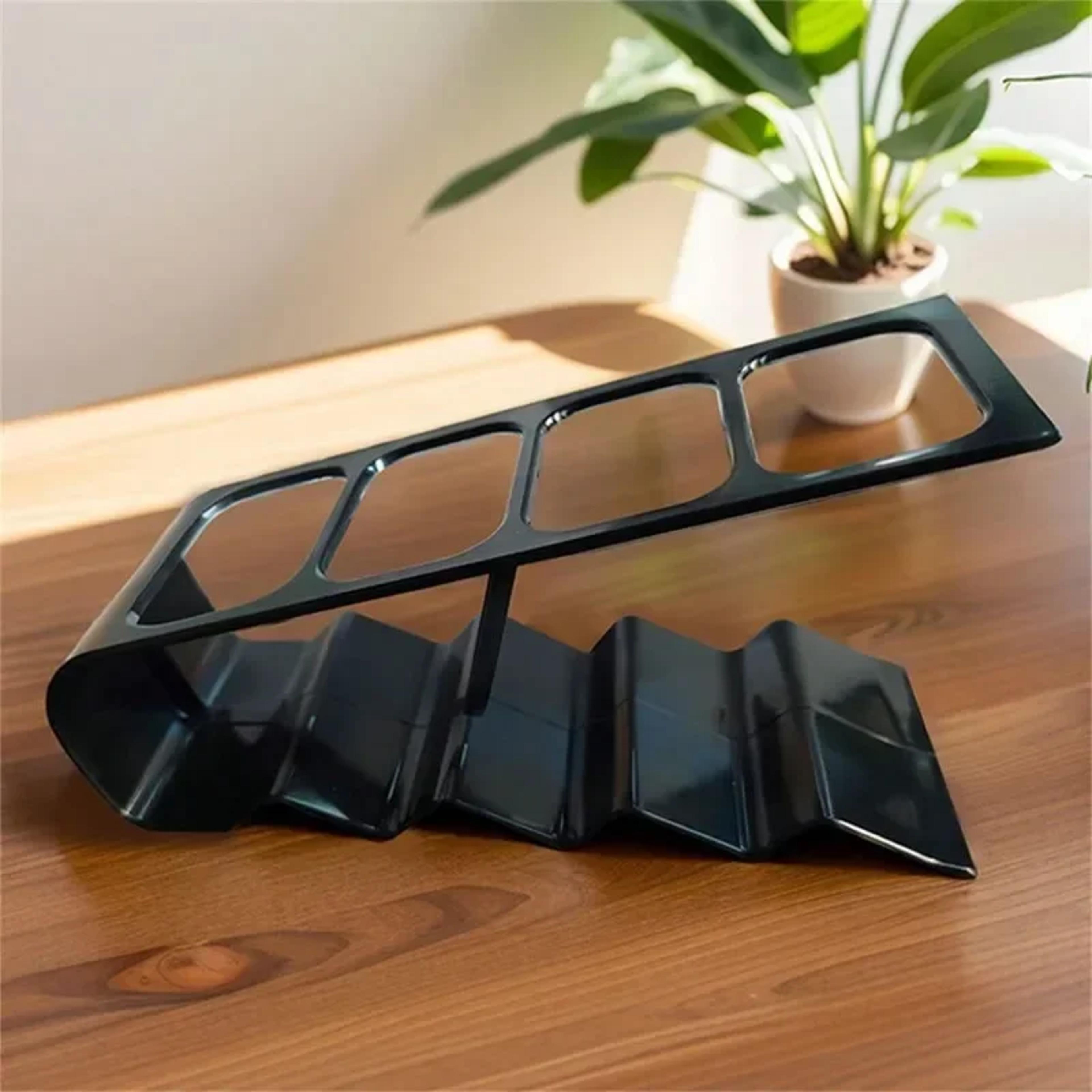 plastic desktop organizer for air conditioner and tv remote control, household storage rack for home use