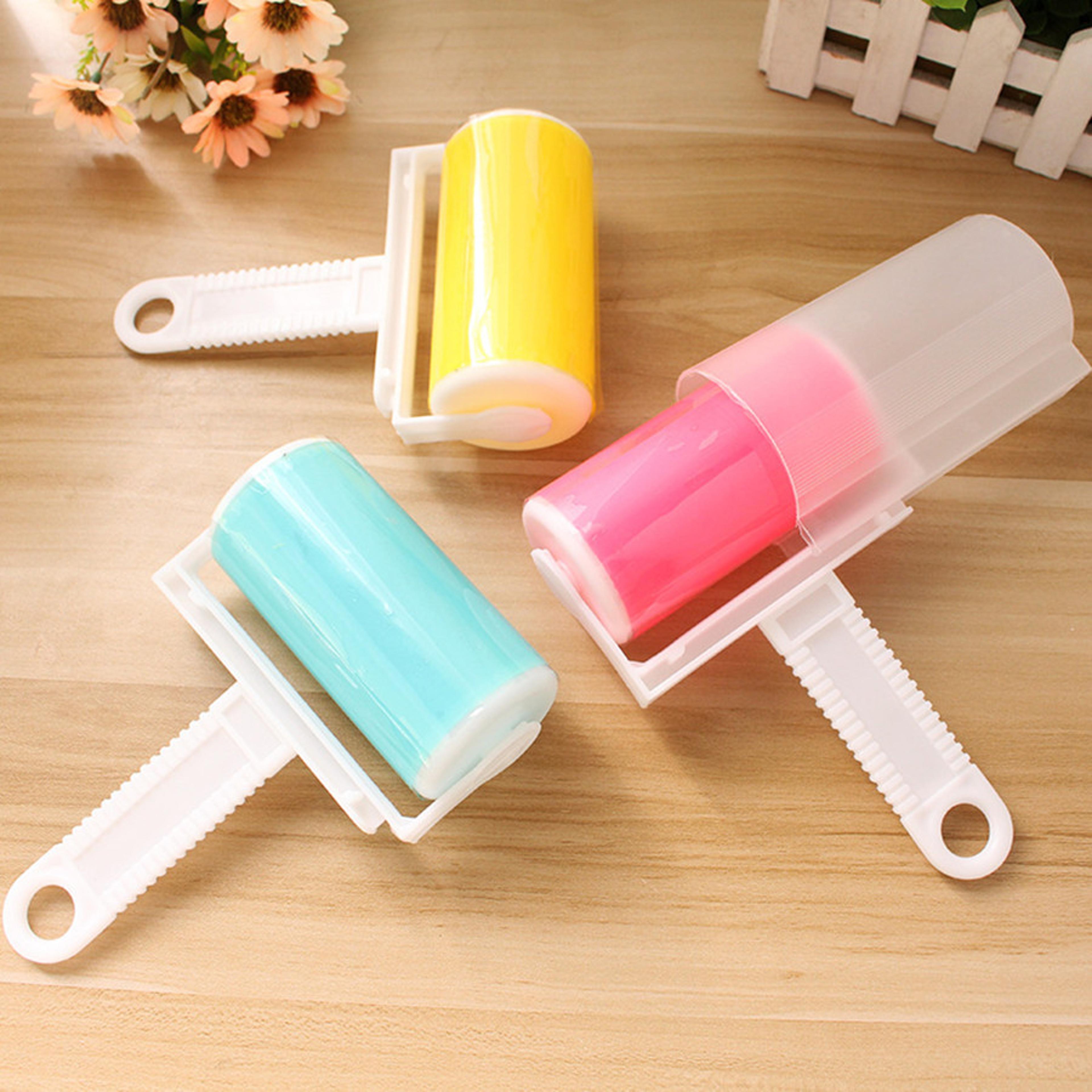 washable lint remover reusable lint roller for clothes pet hair home sticky cleaning