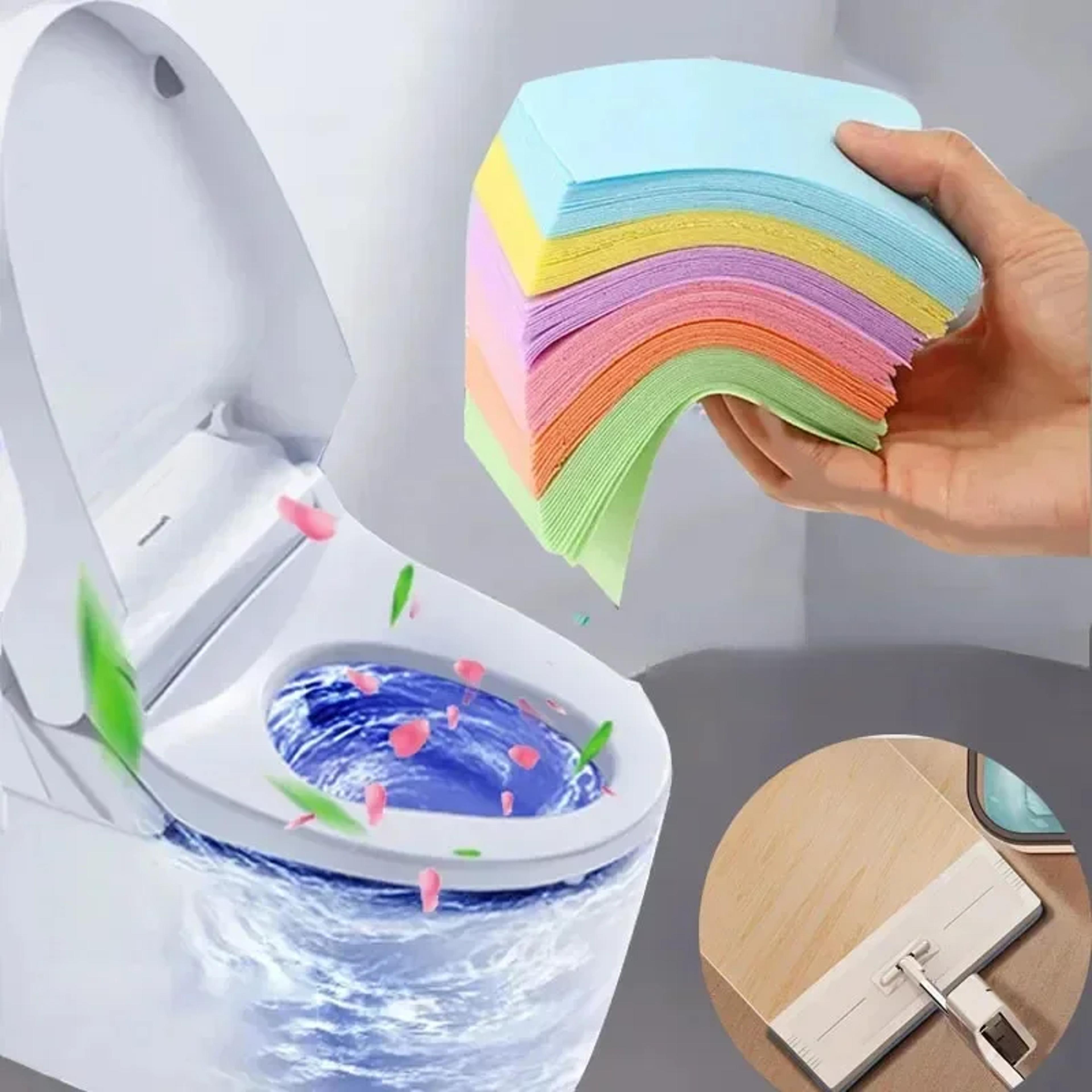 water-soluble floor cleaner tablets, sterilizing, fragrant, bathroom kitchen deodorant, dirt toilet cleaning sheet