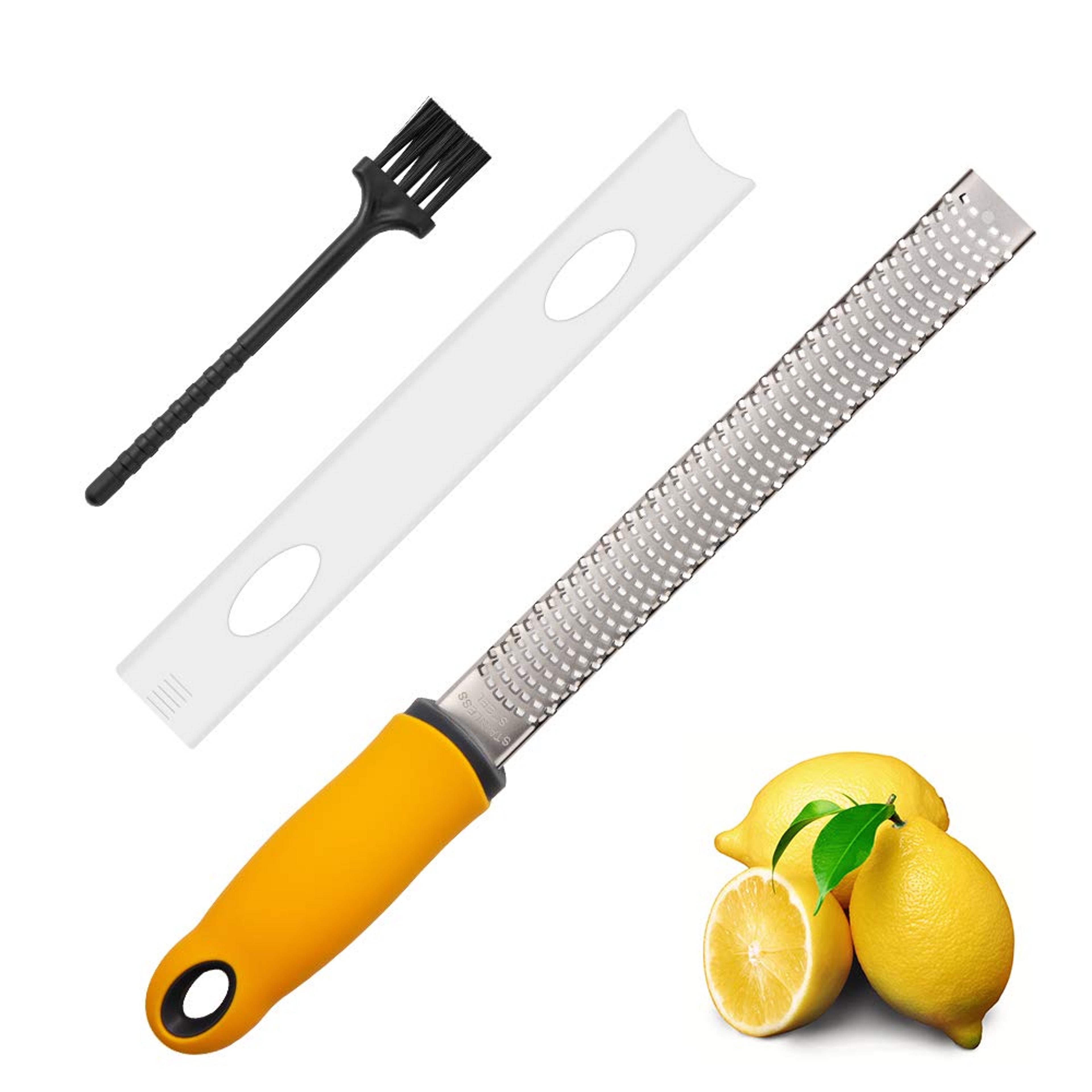 lemon zester cheese grater stainless steel grater for garlic ginger and citrus