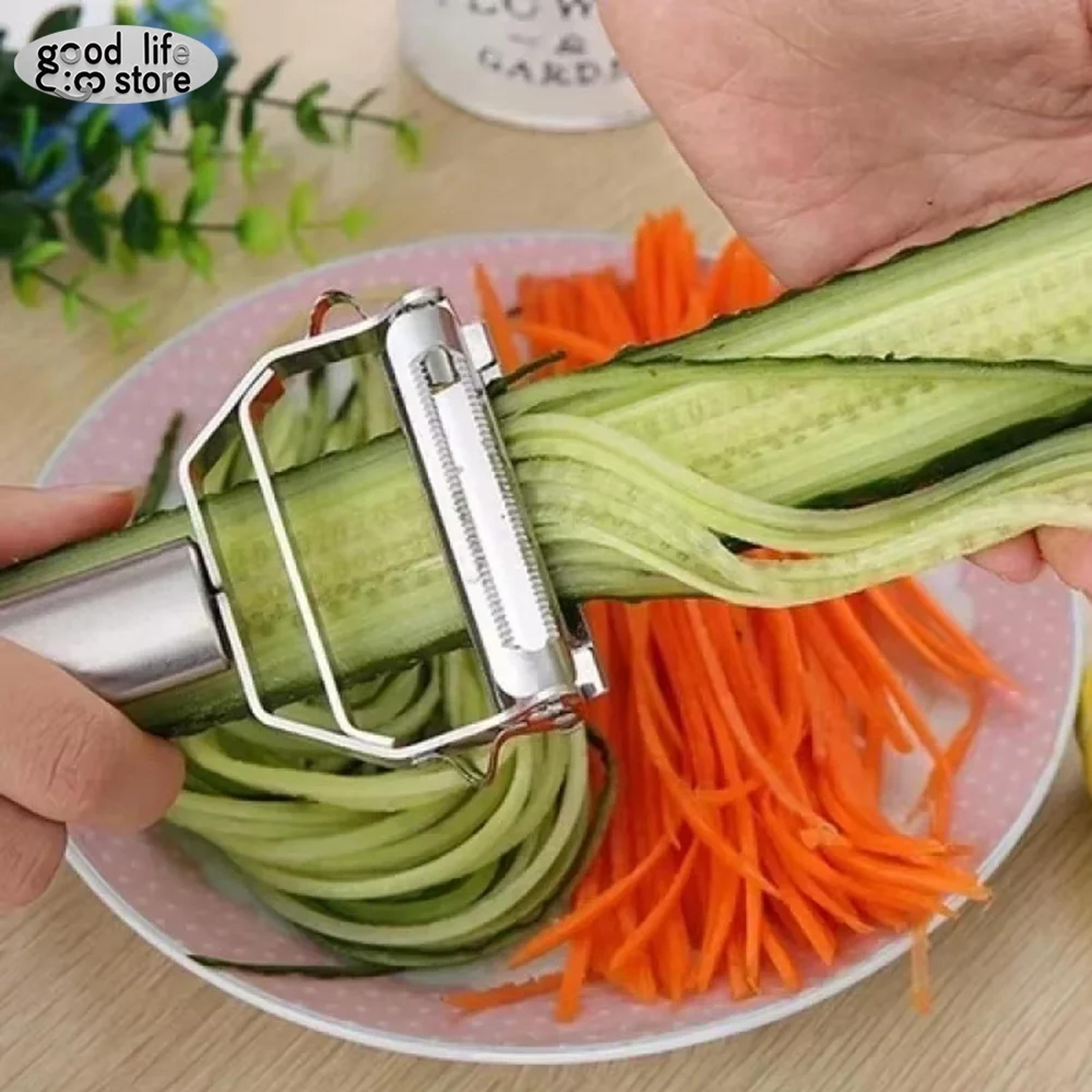 high quality stainless steel potato cucumber carrot grater multifunctional vegetable slicer peeler