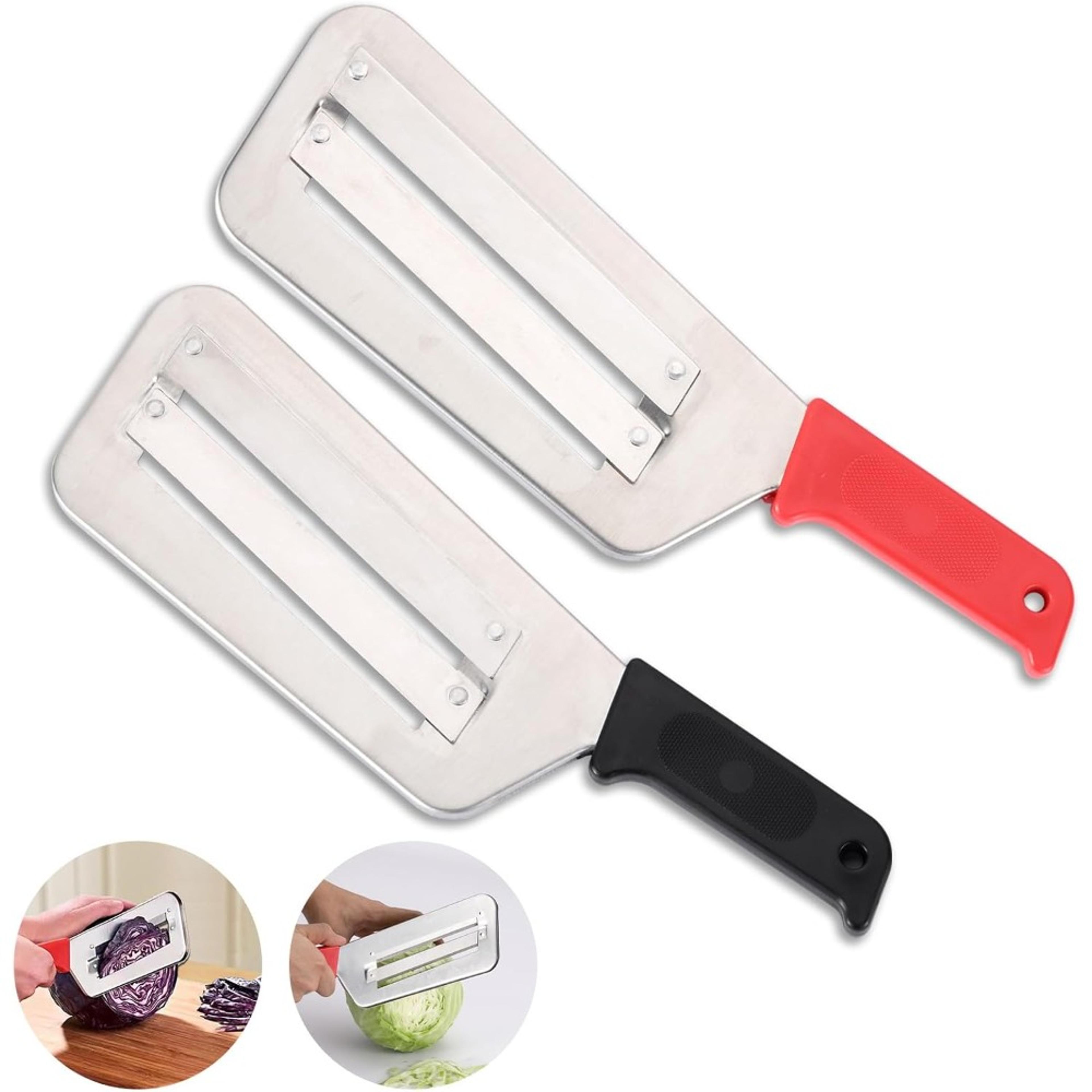multi-functional stainless steel cabbage slicer, convenient vegetable cutter with handle for easy slicing