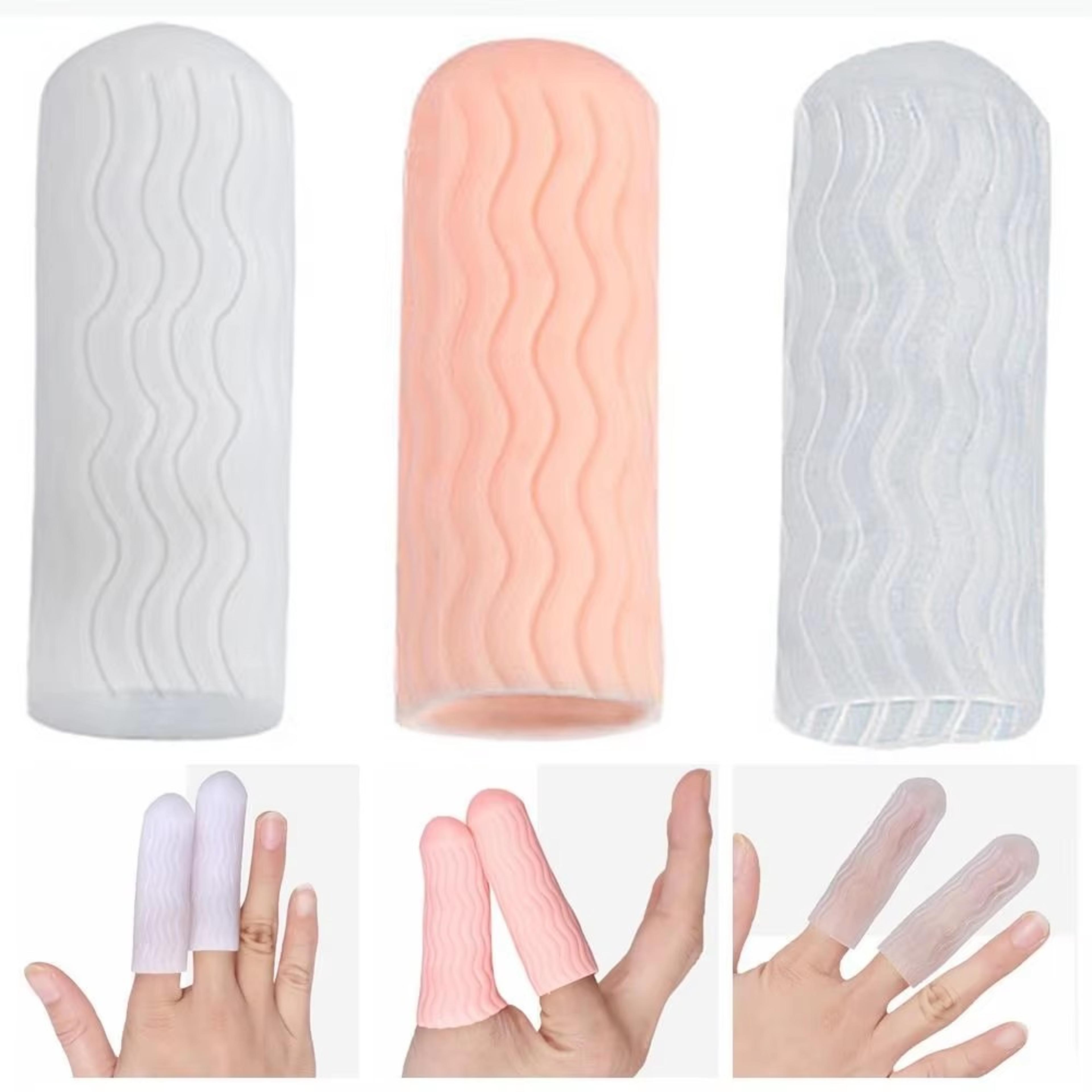 heat resistant silicone gel finger protector bandage anti-cut finger sleeves great for kitchen and cooking tools