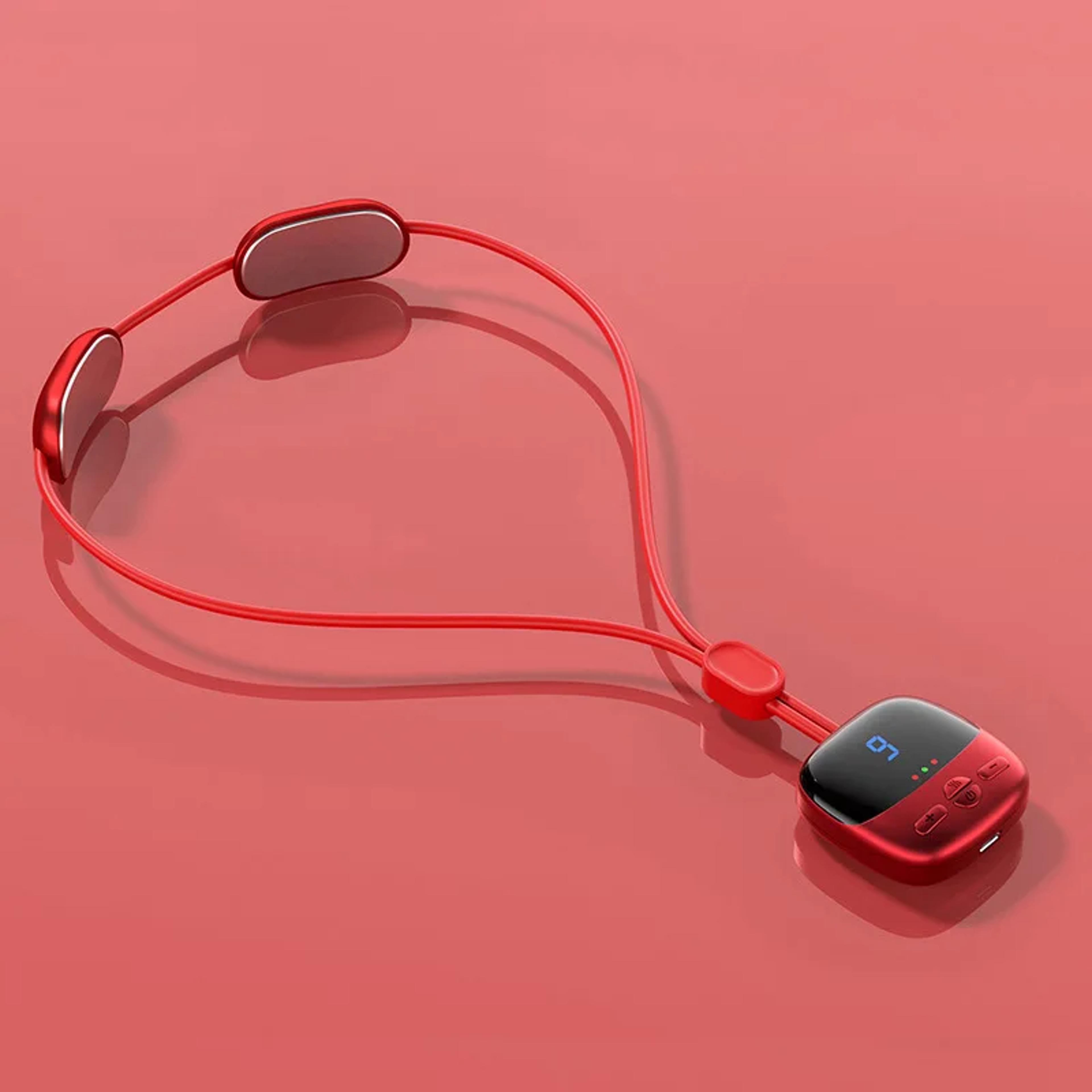 neck and shoulder massager for cervical spine, hot compress and dredging spine protector
