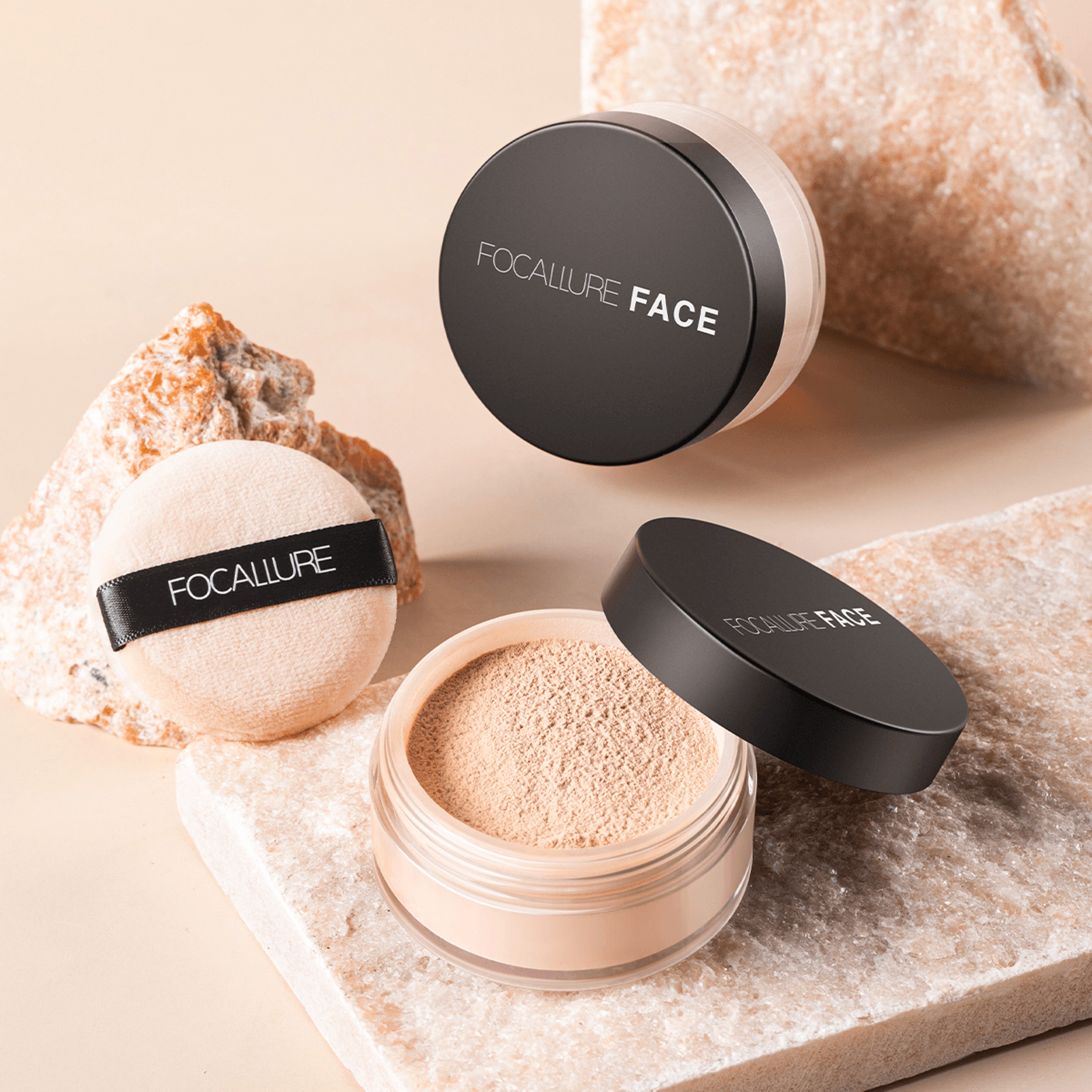 invisible finish loose powder translucent natural soft face makeup oil control setting powder