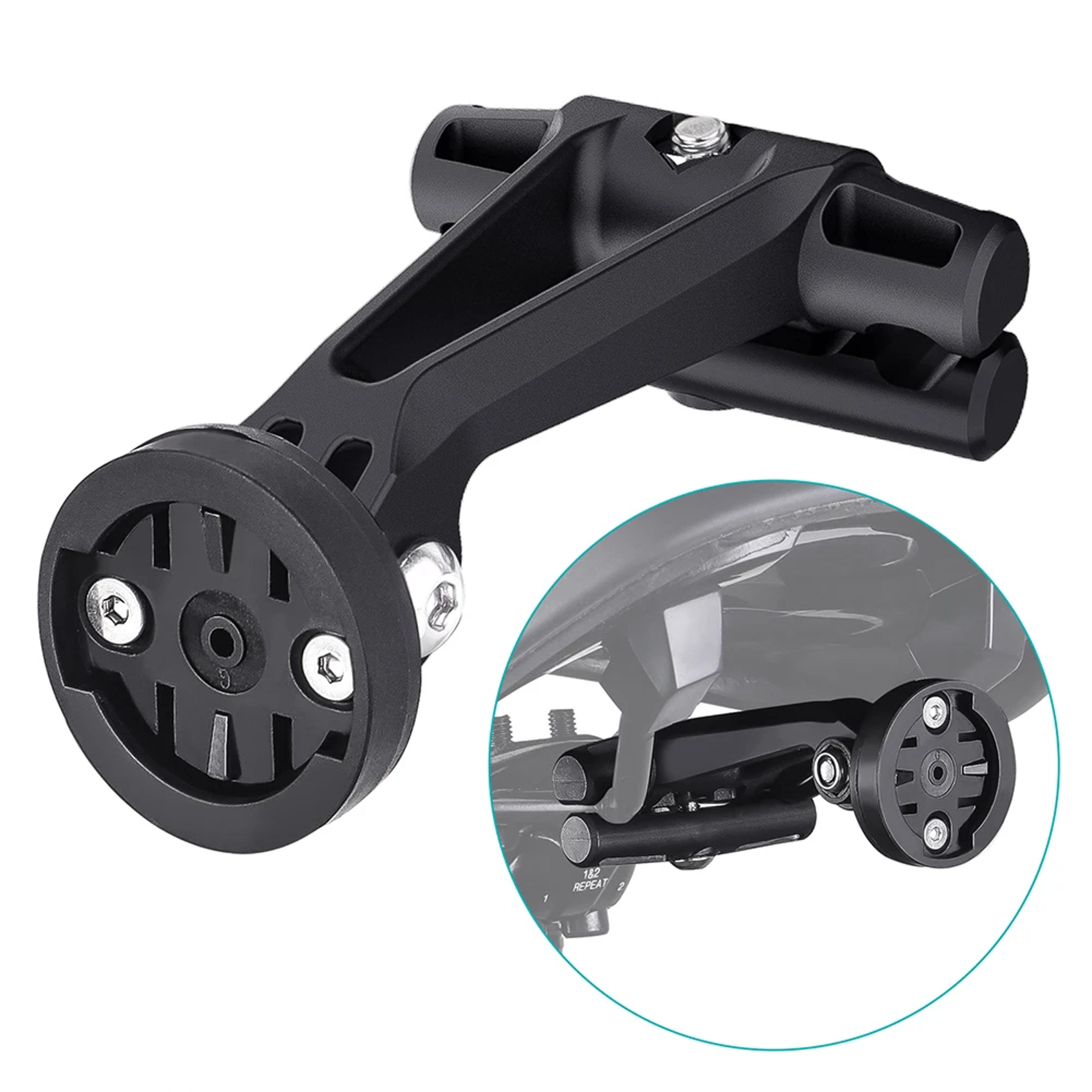 bike seatpost bracket saddle lamp mount taillight holder for garmin varia radar rearview