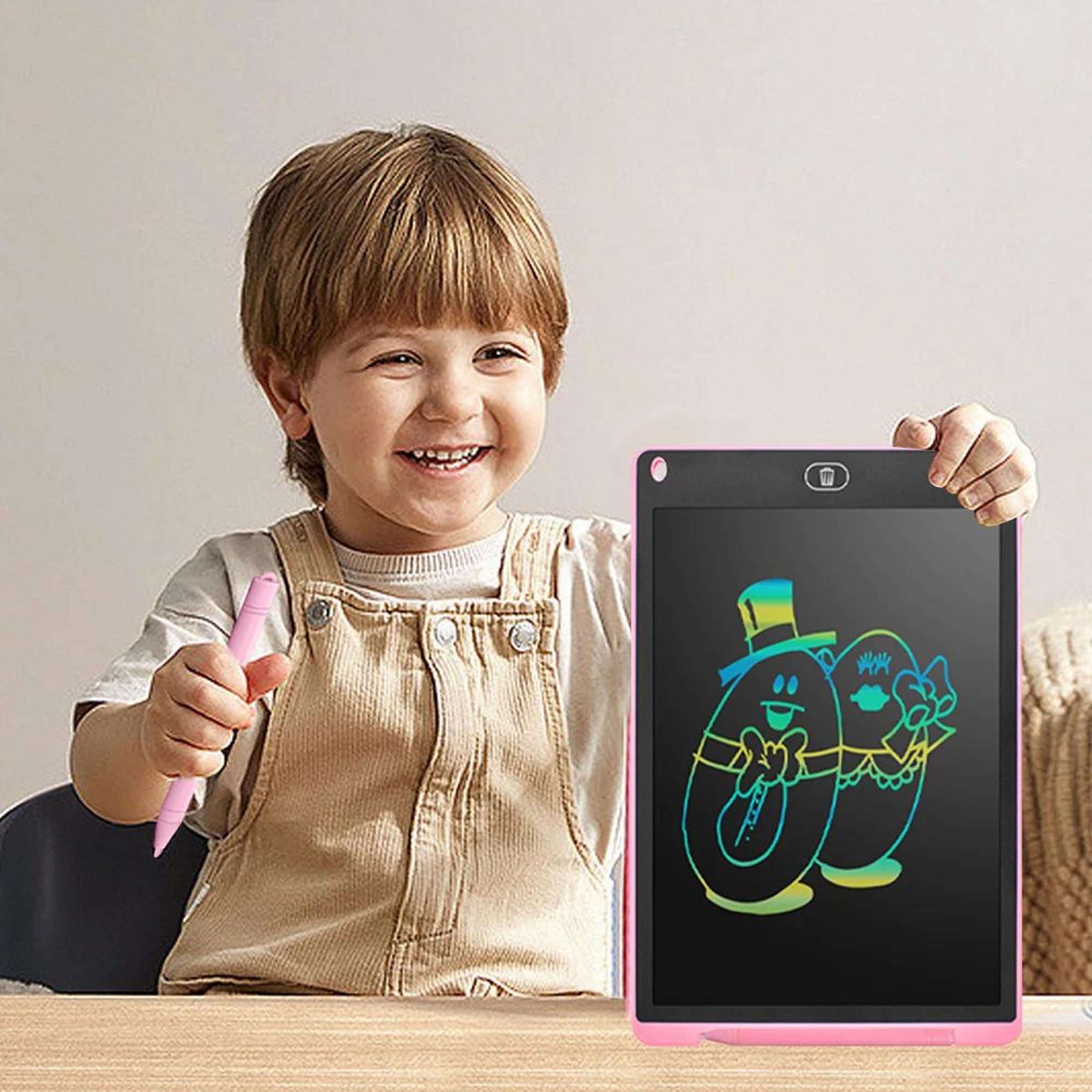 lcd writing tablet drawing board, montessori educational toy & magic blackboard gift for kids
